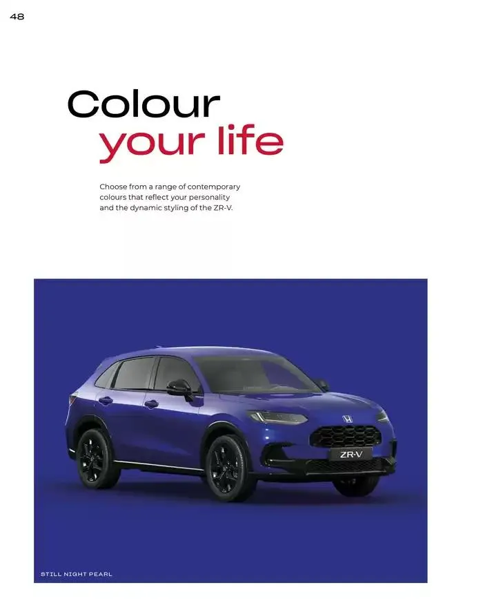 Honda ZR-V from February 28 to February 28 2026 - flyer page 48