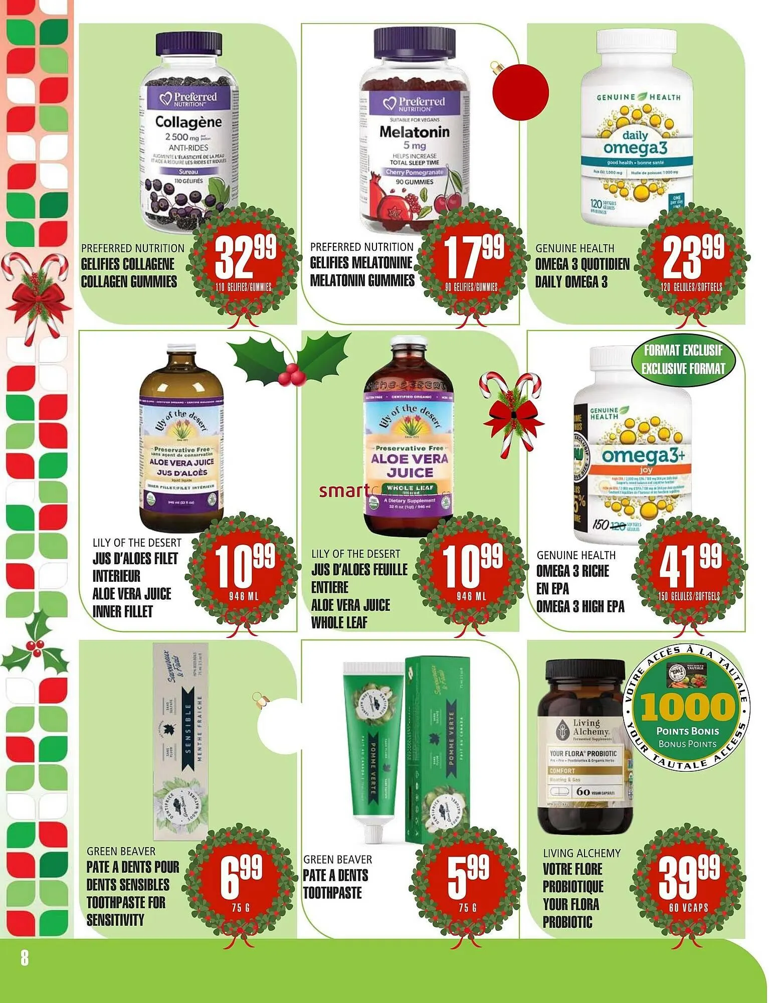 Marches Tau flyer from November 24 to December 7 2025 - flyer page 8