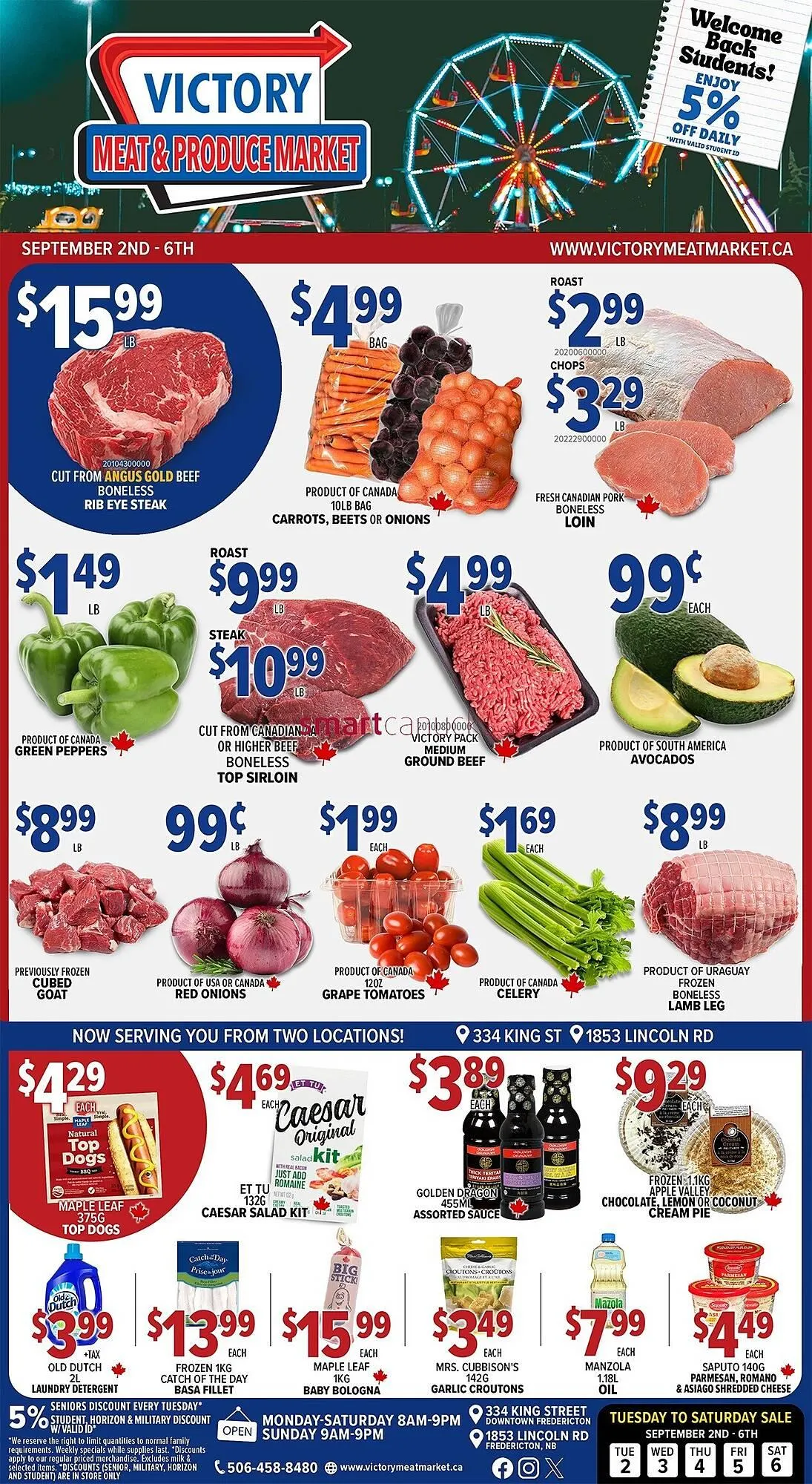 Victory Meat Market flyer from September 5 to September 11 2025 - flyer page 1