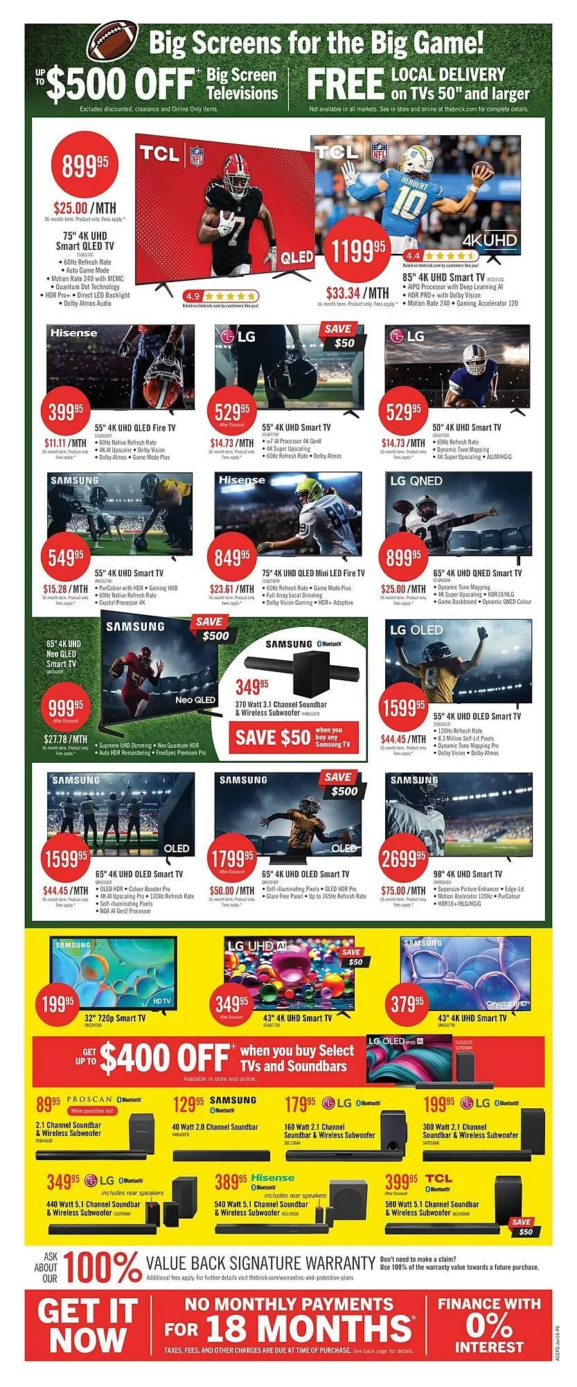 The Brick flyer from January 16 to January 19 2026 - flyer page 16