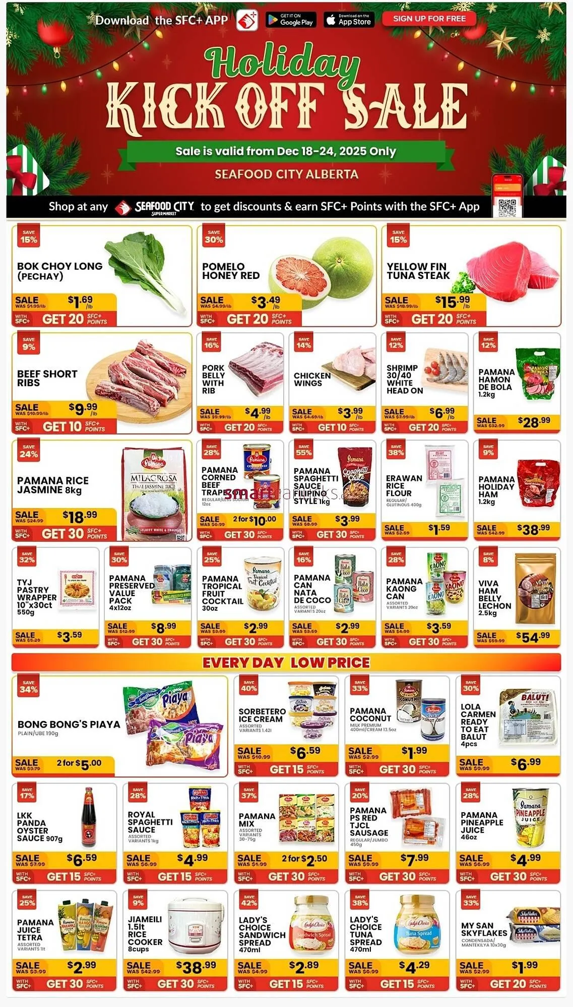 Seafood City Supermarket weekly ad from December 18 to December 24 2025 - flyer page 1