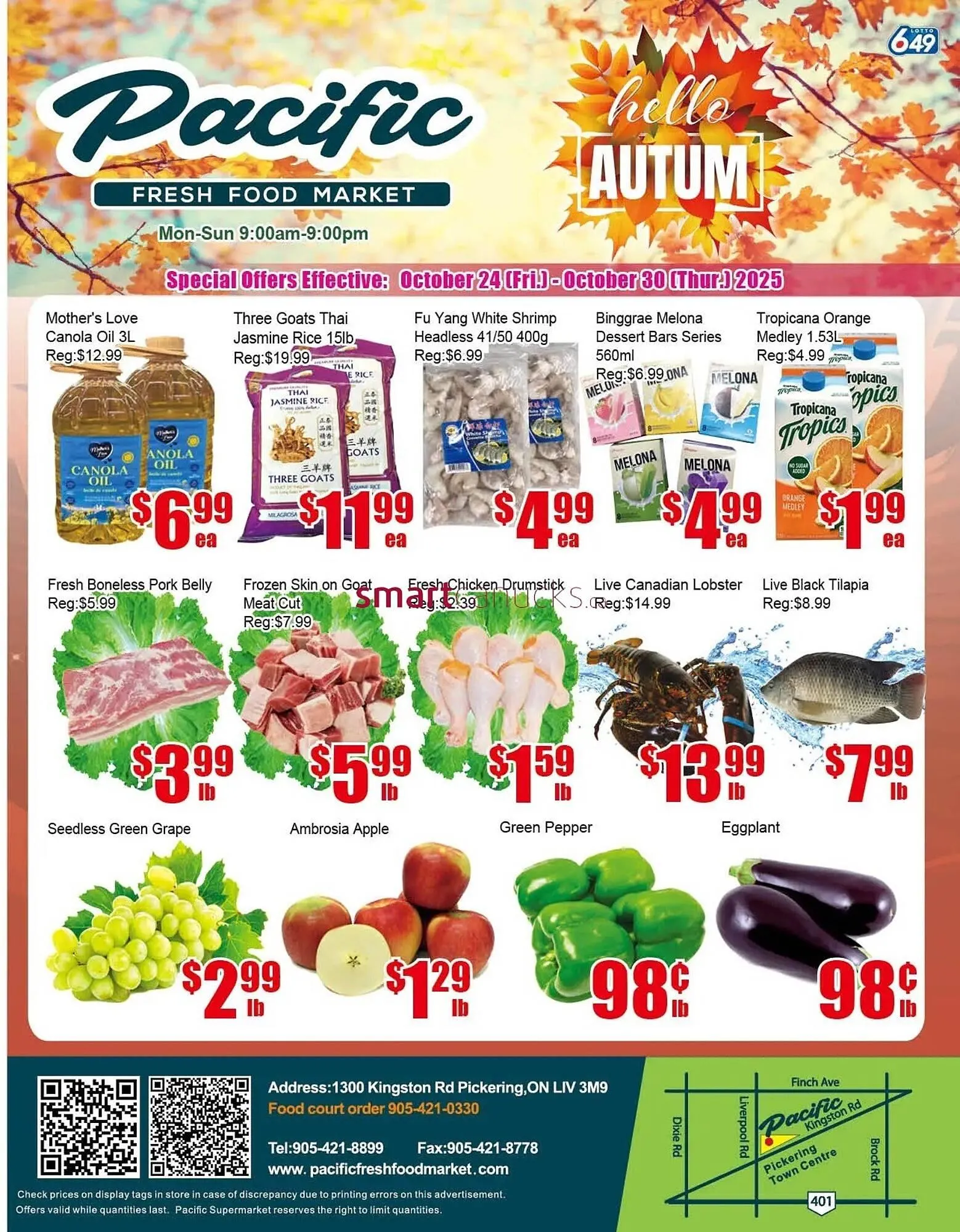 New Pacific Supermarket flyer from October 24 to October 30 2025 - flyer page 1