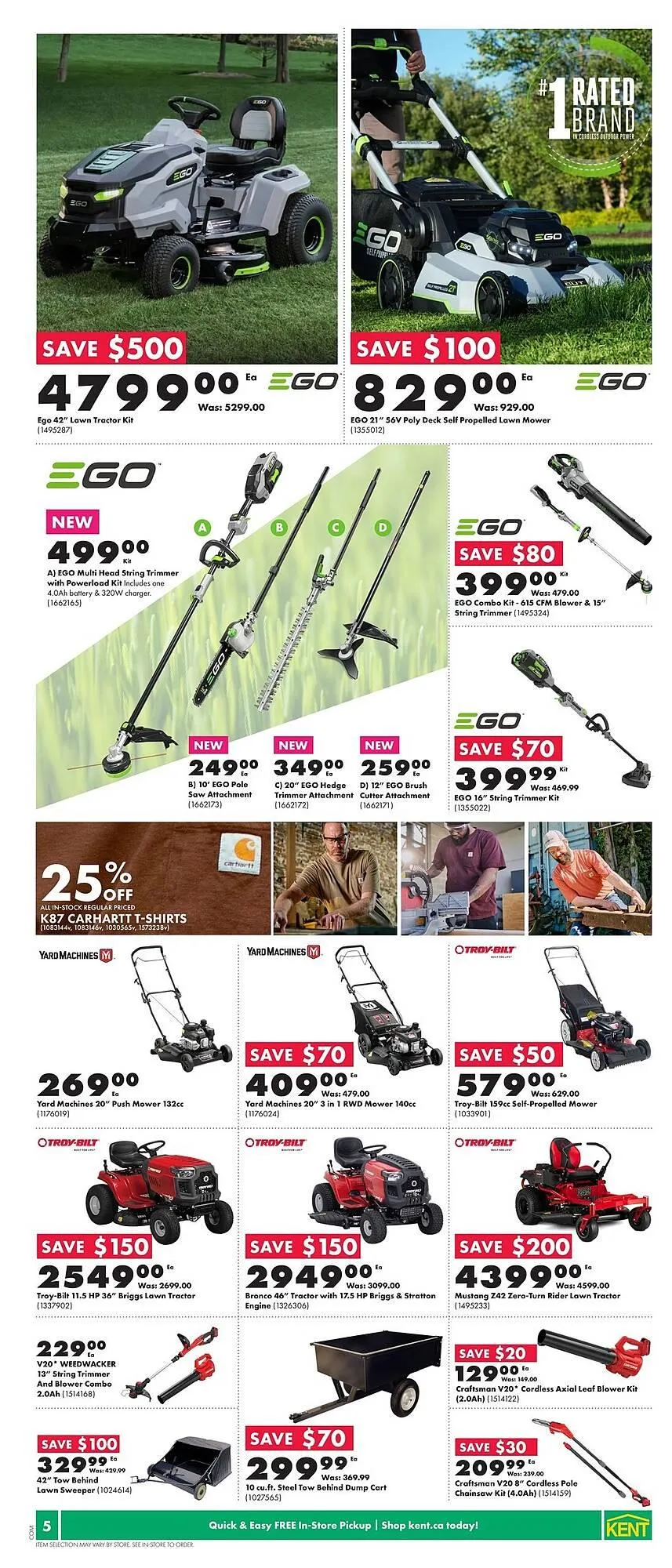 Kent flyer from April 2 to May 31 2025 - flyer page 7