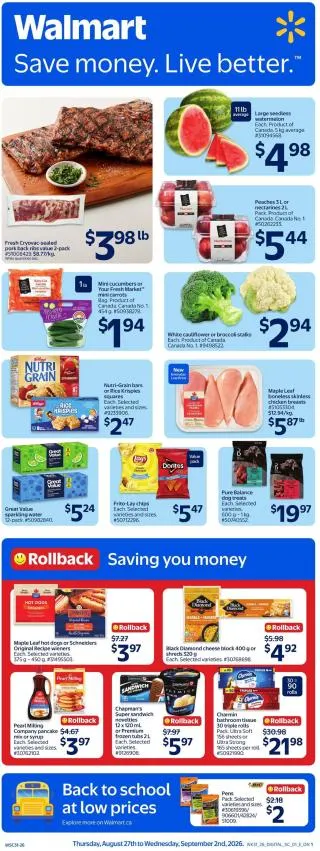 Walmart Flyer from August 27 to September 2 2026 - flyer page 1