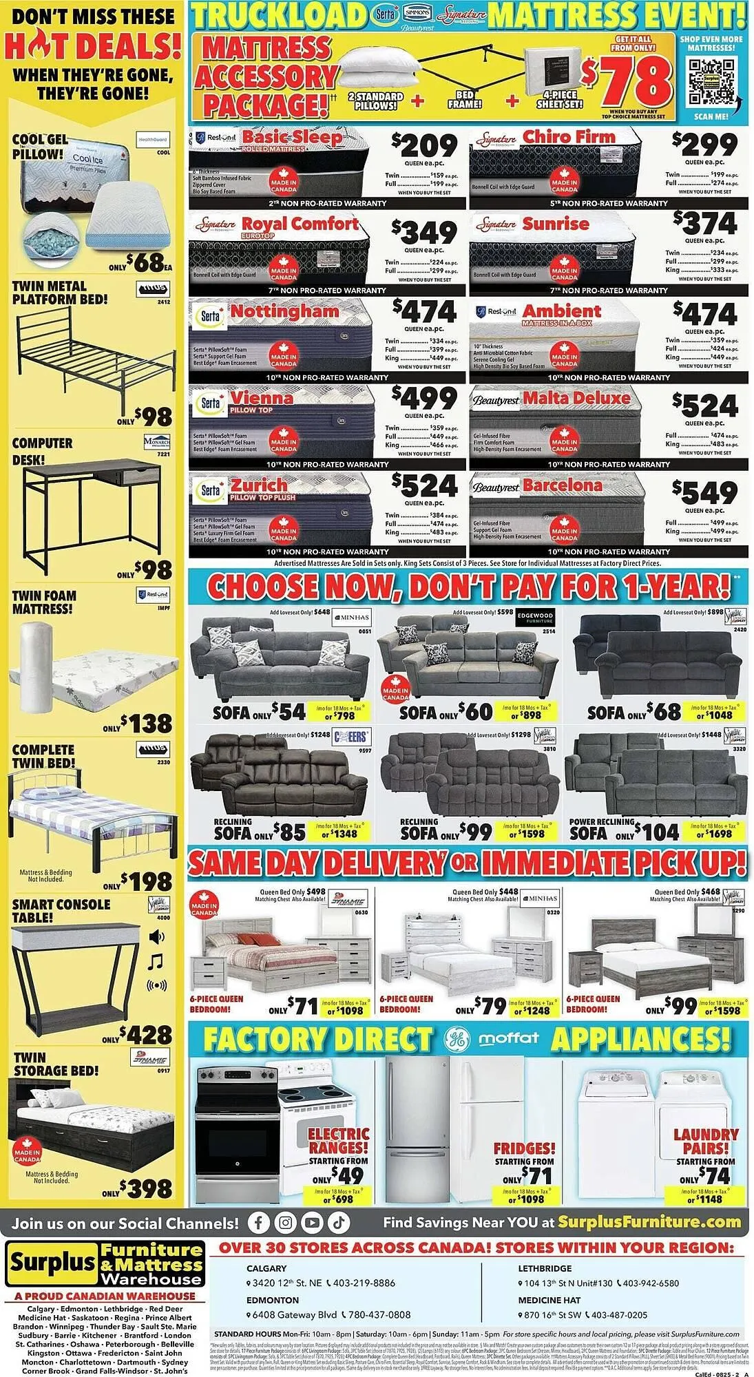 Surplus Furniture flyer from August 11 to August 18 2025 - flyer page 3