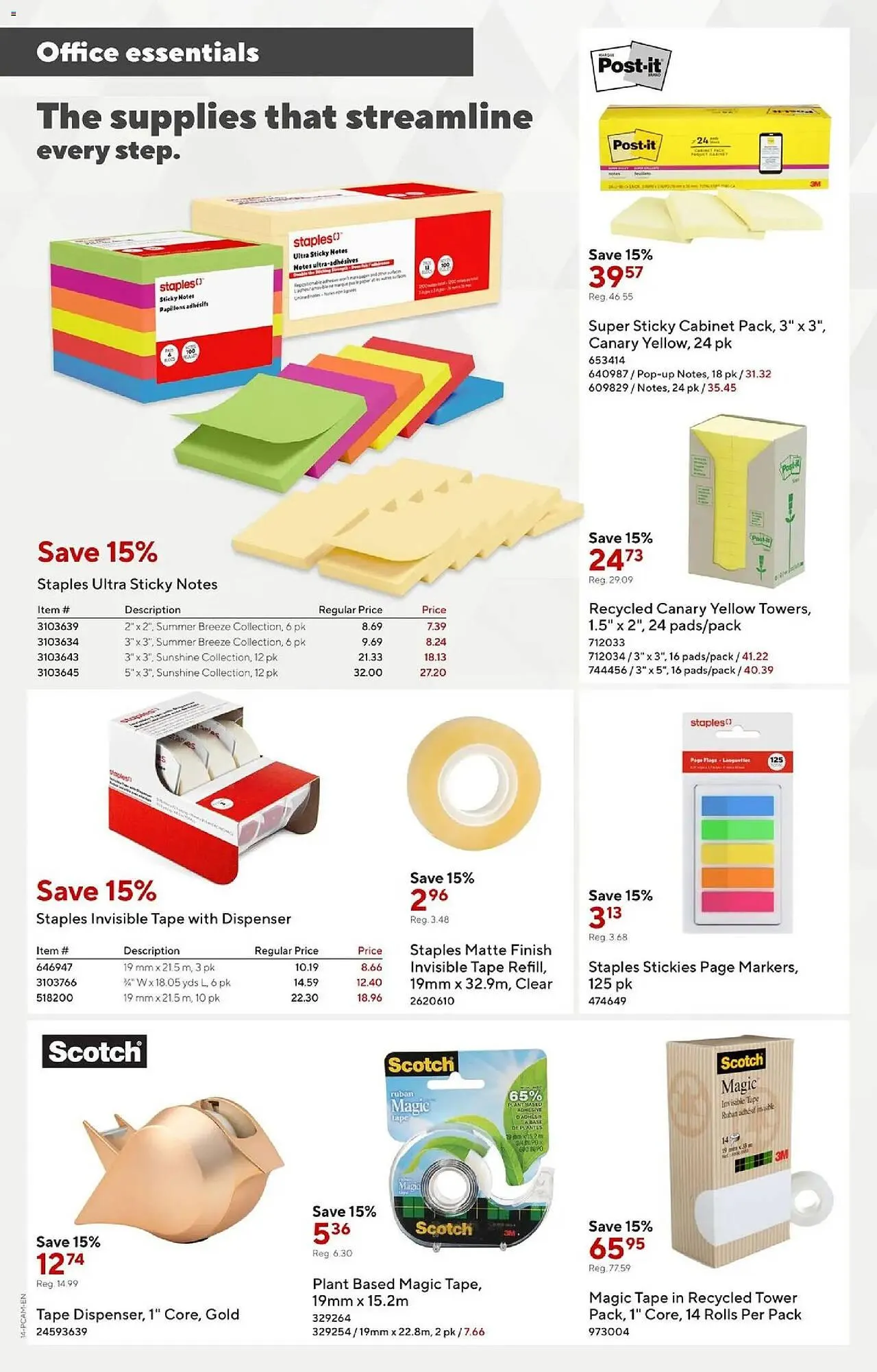 Staples flyer from January 2 to January 16 2026 - flyer page 14