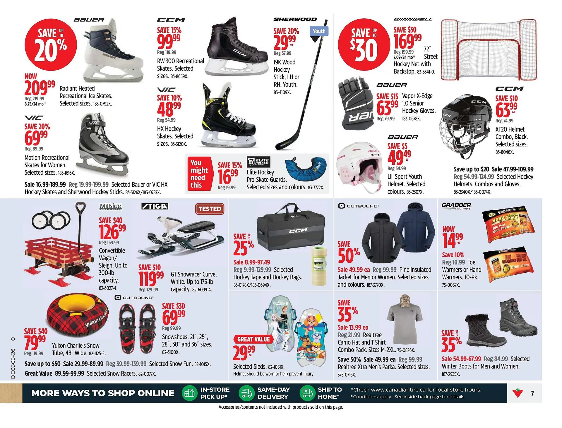Canadian Tire flyer from January 16 to January 22 2026 - flyer page 7