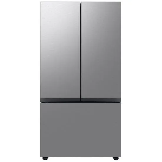 Samsung Bespoke RF30BB6200QLAA French Door Refrigerator, 36 inch Width, ENERGY STAR Certified, 30.1 cu. ft. Capacity, Stainless Steel colour Twin Cooling Plus, Dual Ice Maker with Ice Bites, Autofill water pitcher