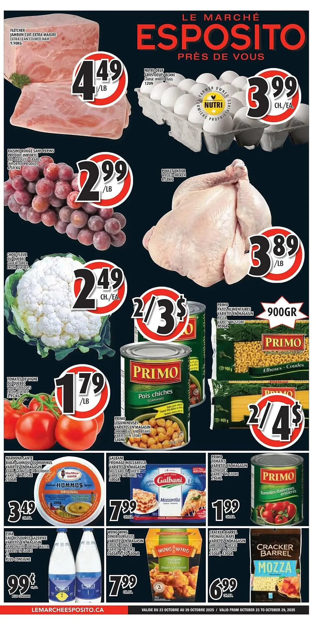 Esposito flyer from October 23 to October 29 2025 - flyer page 1