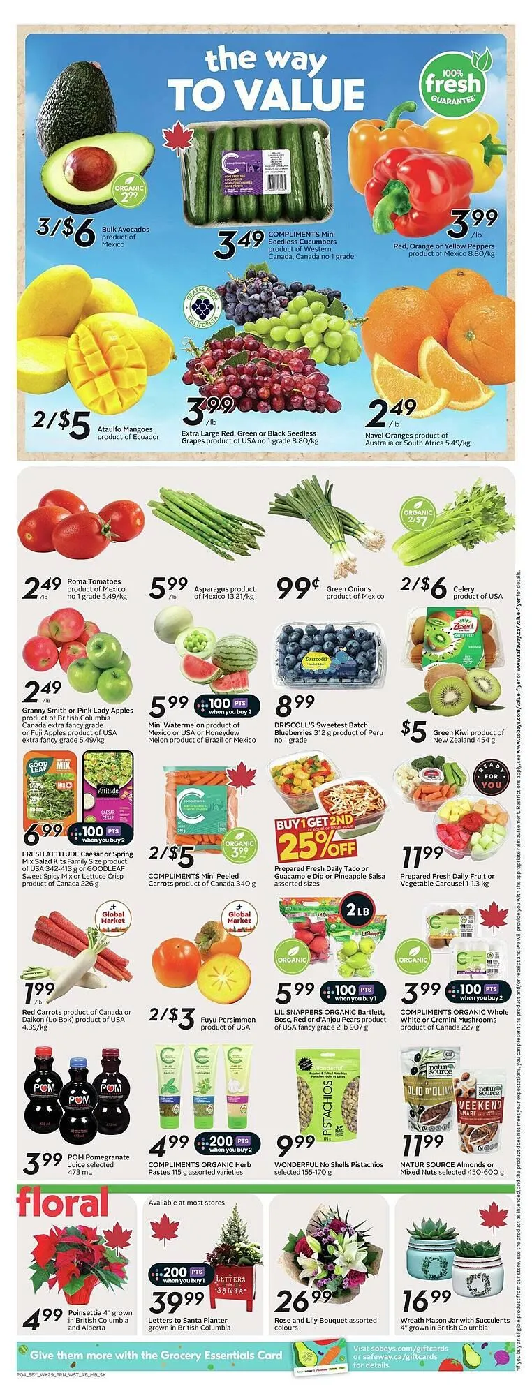 Safeway flyer from November 13 to November 27 2025 - flyer page 7