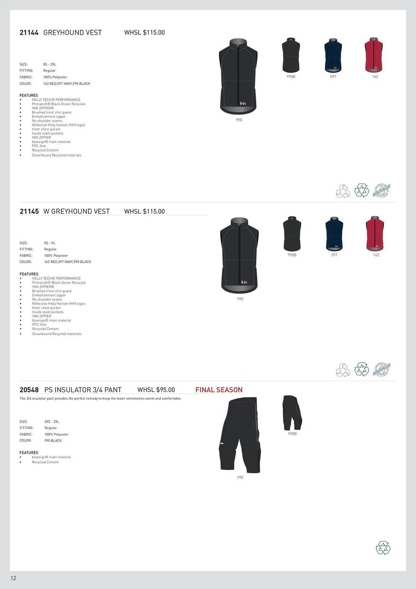 Helly Hansen flyer from September 11 to February 28 2026 - flyer page 12
