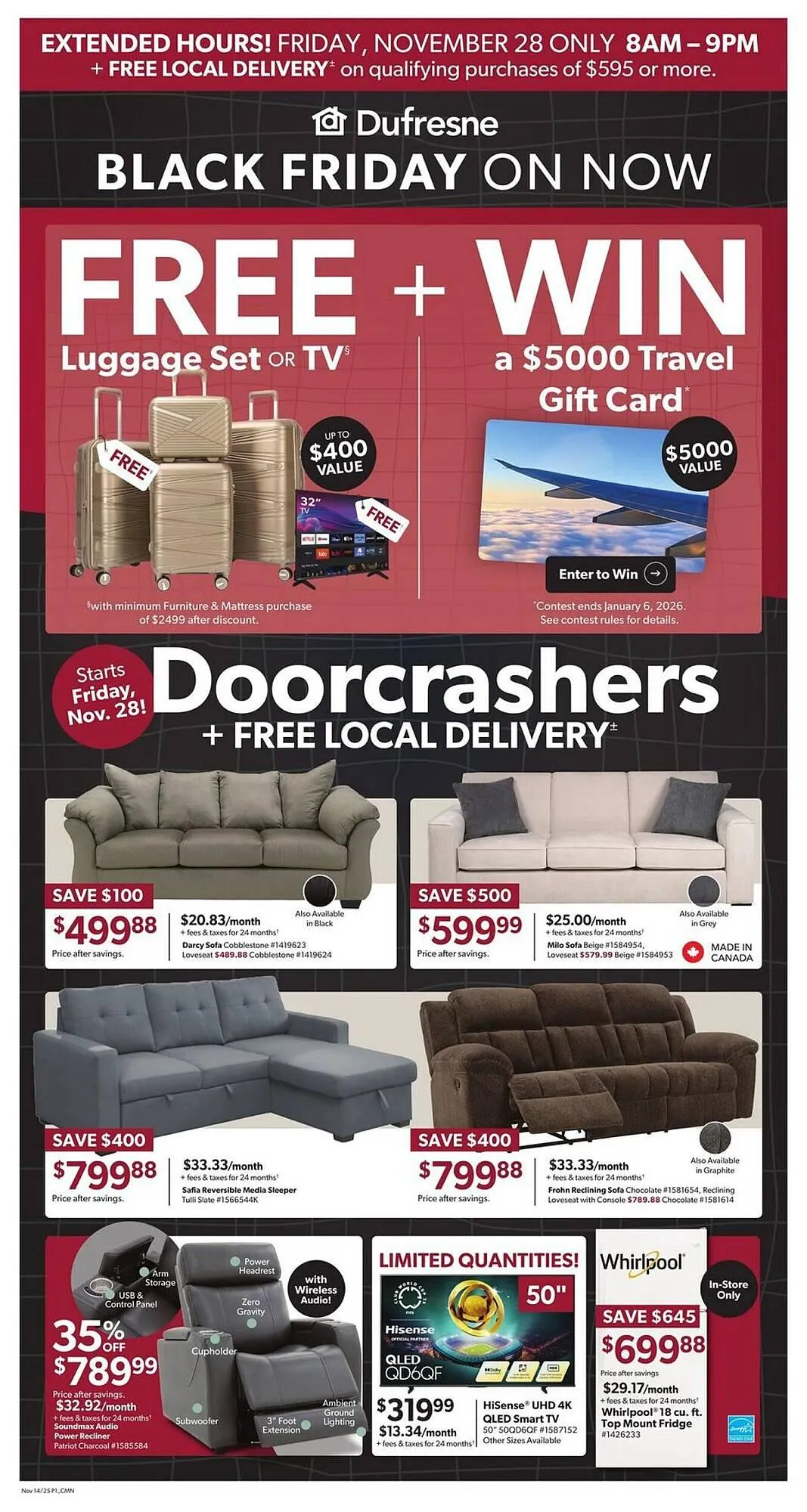 Dufresne flyer from November 21 to November 27 2025 - flyer page 1