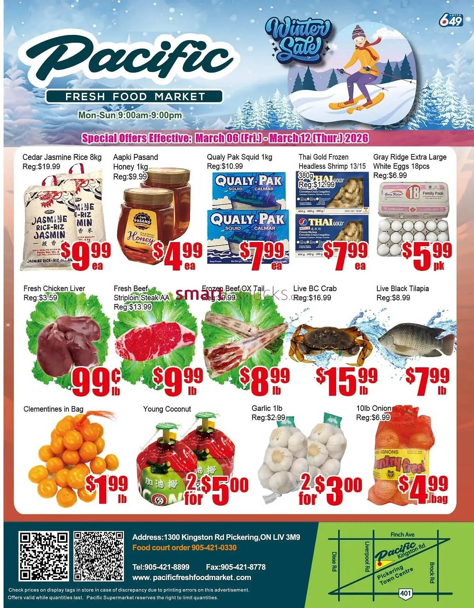 New Pacific Supermarket flyer from March 6 to March 12 2026 - flyer page 1