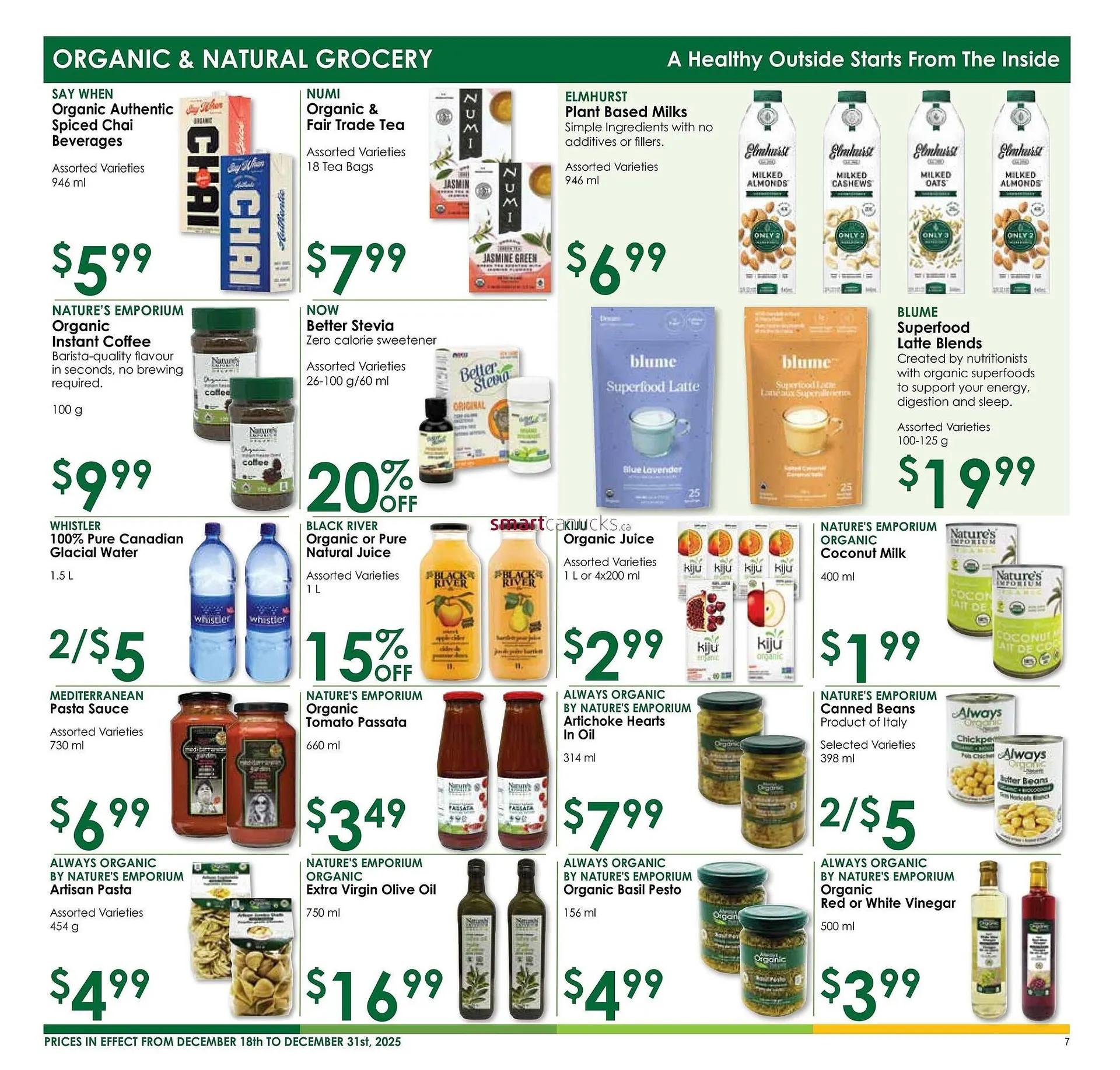 Nature's Emporium flyer from December 18 to December 31 2025 - flyer page 7
