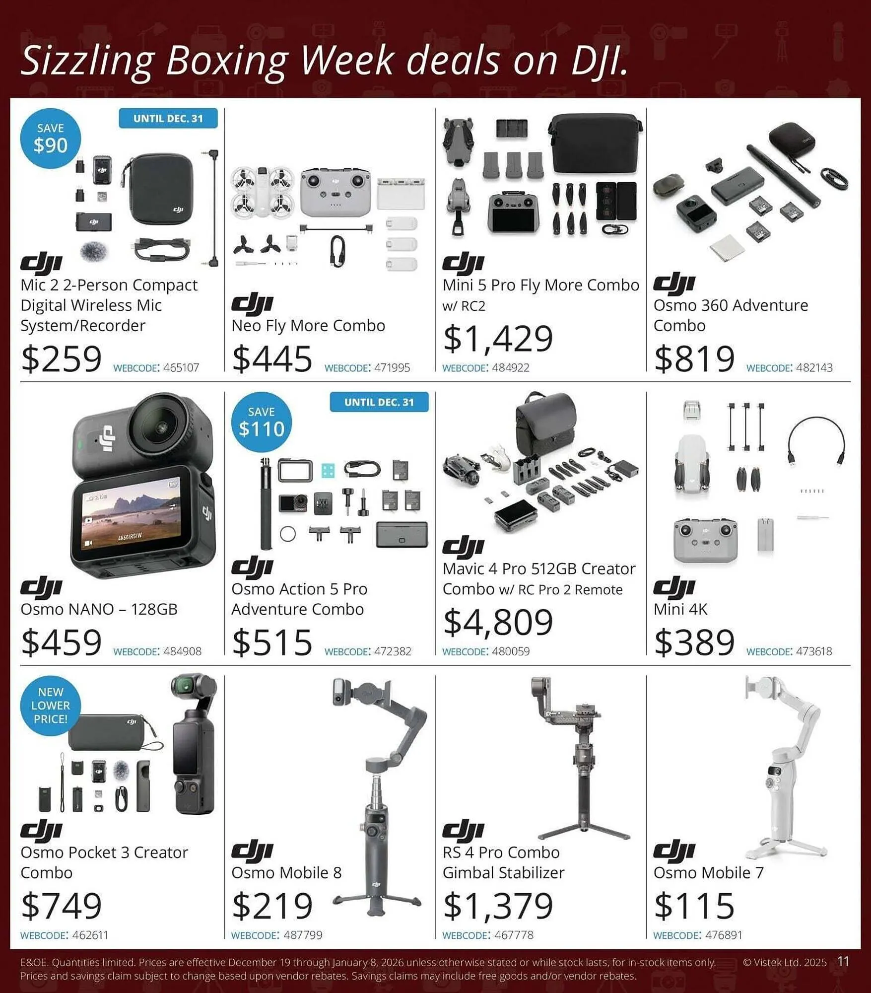 Vistek flyer from December 19 to December 27 2025 - flyer page 11