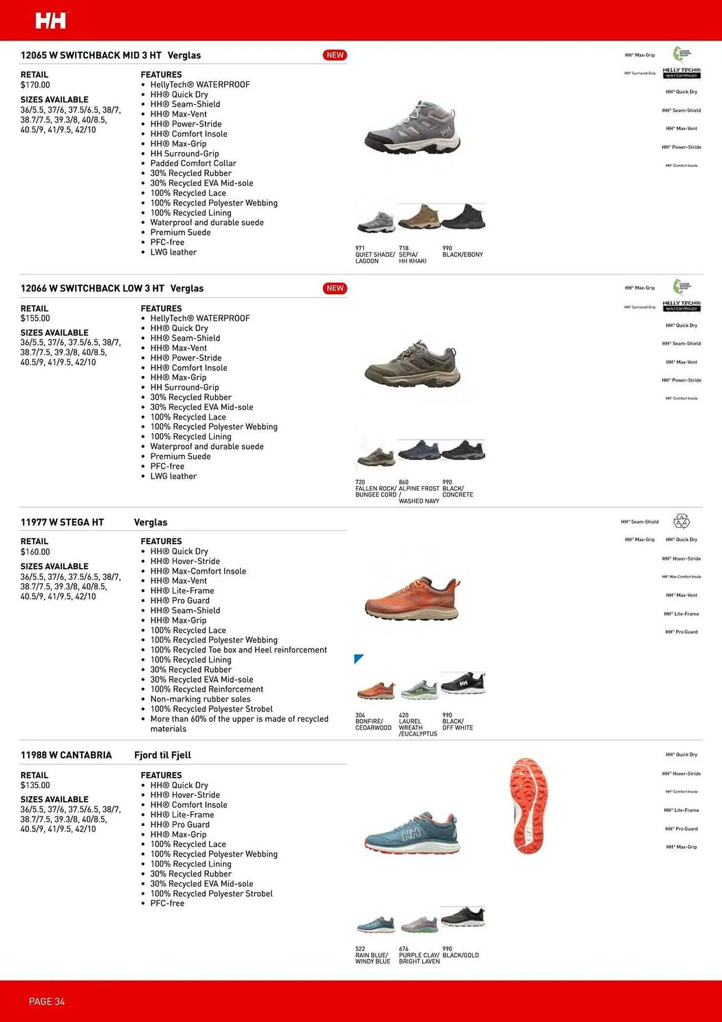 Helly Hansen flyer from September 11 to February 28 2026 - flyer page 34