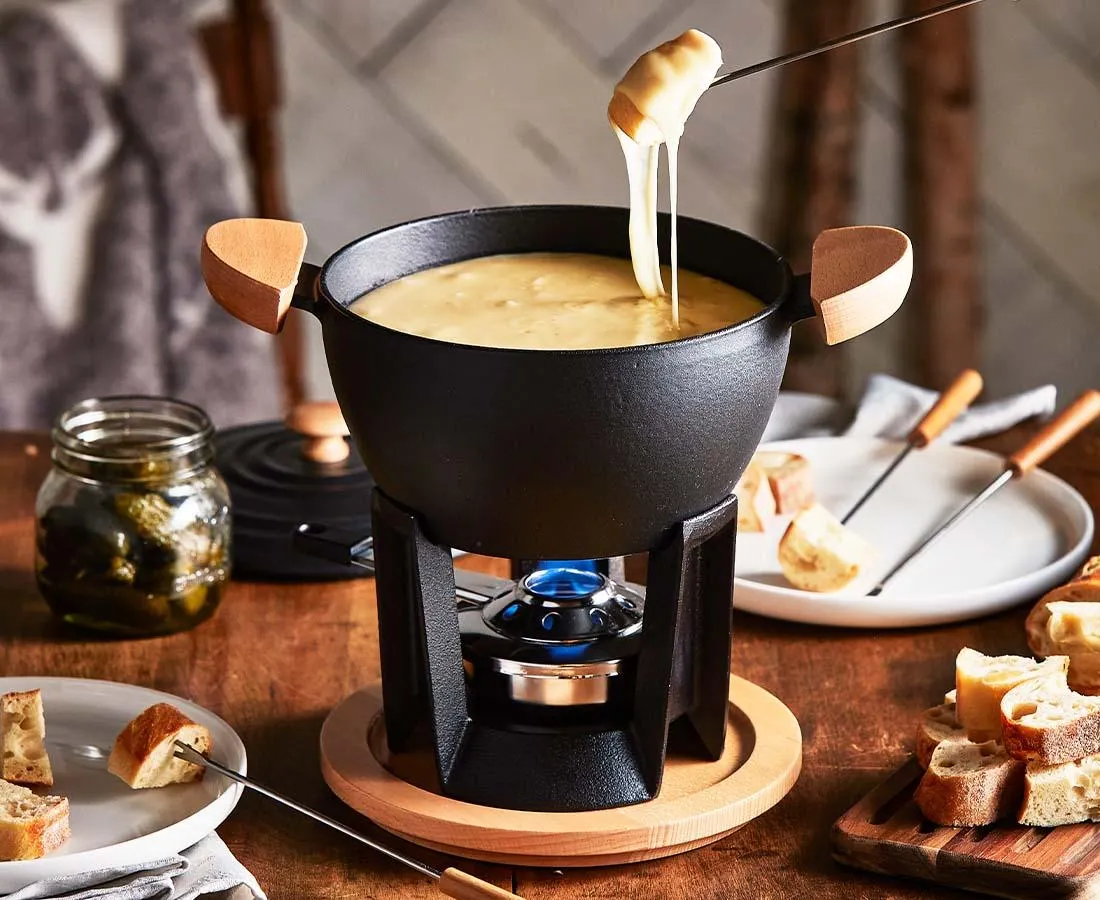 Remy Olivier Kai 12-Pc Cast Iron Fondue Set