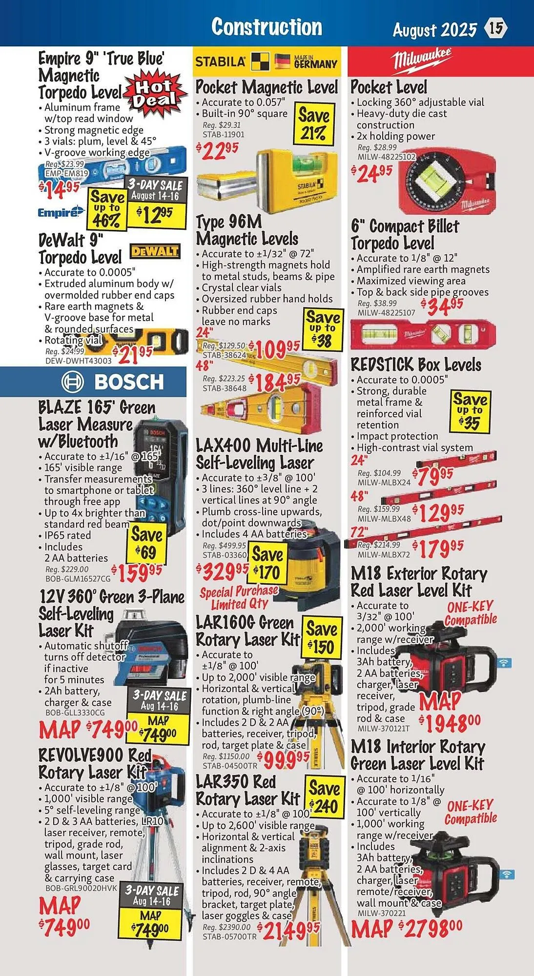 KMS Tools flyer from August 1 to August 8 2025 - flyer page 15