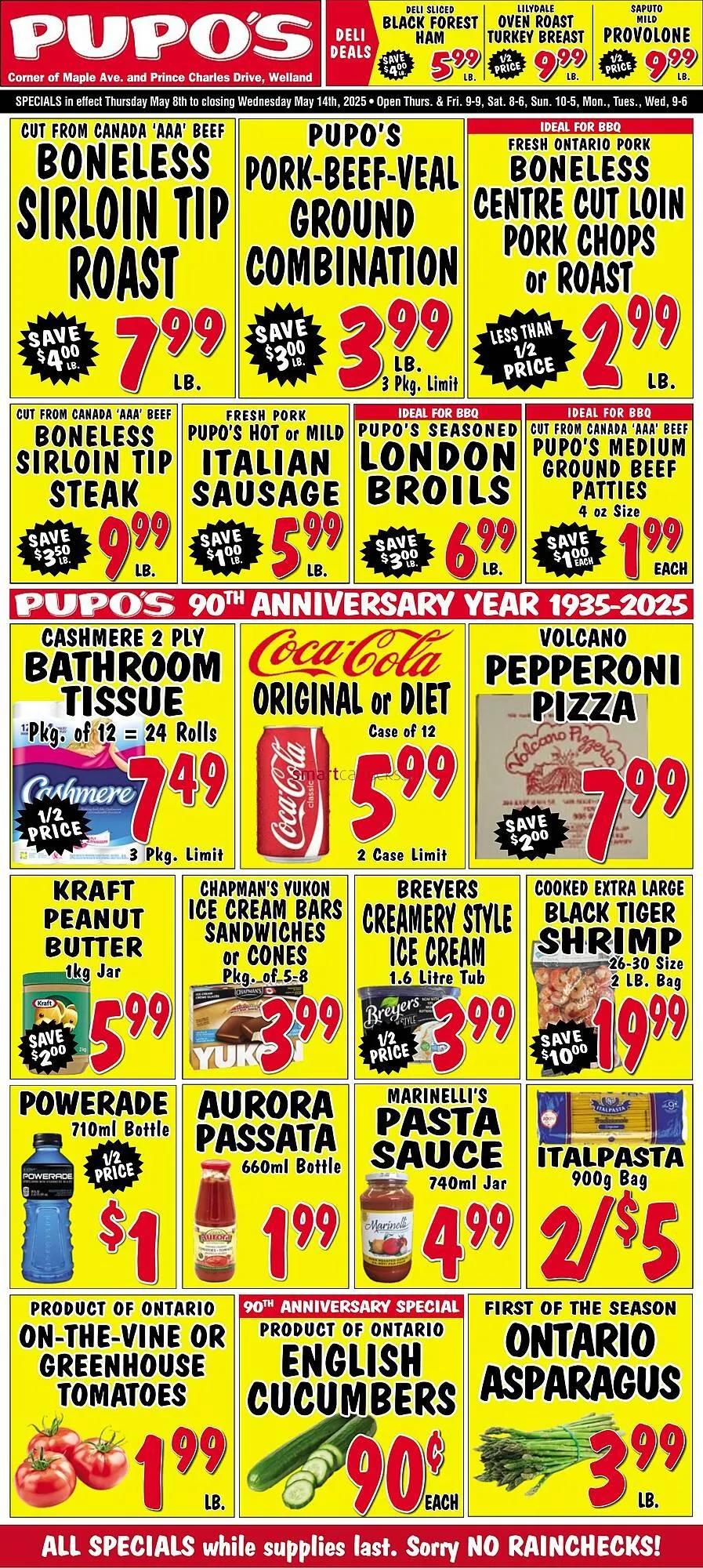 Pupo's Food Market flyer from May 8 to May 14 2025 - flyer page 1
