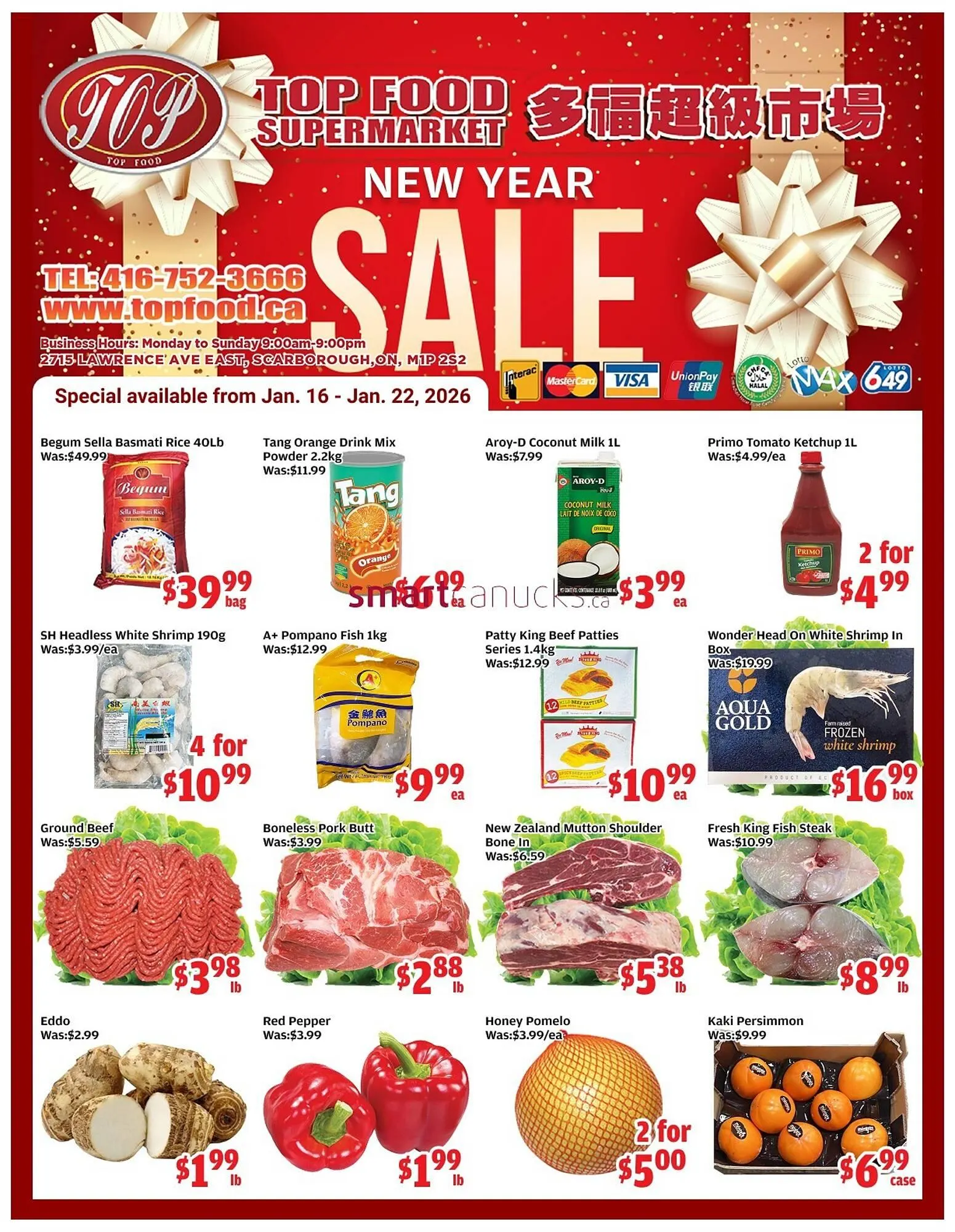 Top Food Supermarket flyer from January 16 to January 22 2026 - flyer page 1