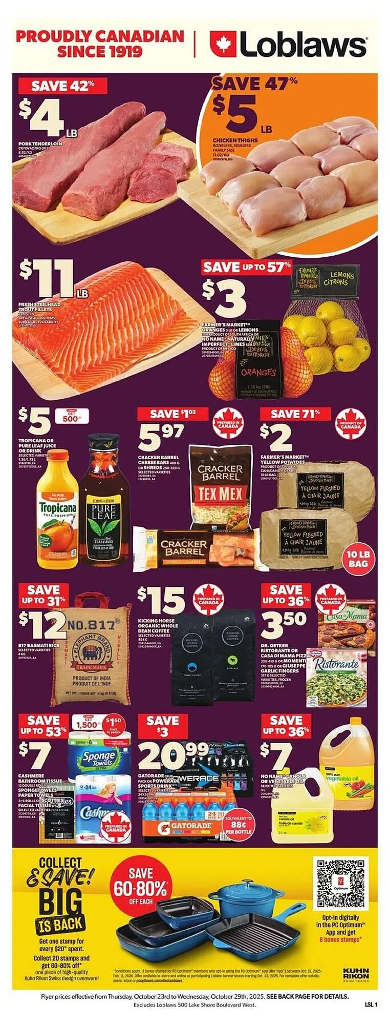 Loblaws flyer from October 23 to October 30 2025 - flyer page 1