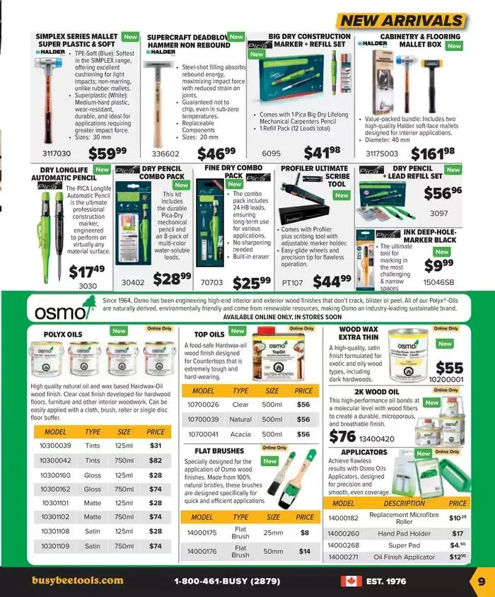 Busy Bee Tools Winter Catalogue from January 6 to March 22 2025 - flyer page 9