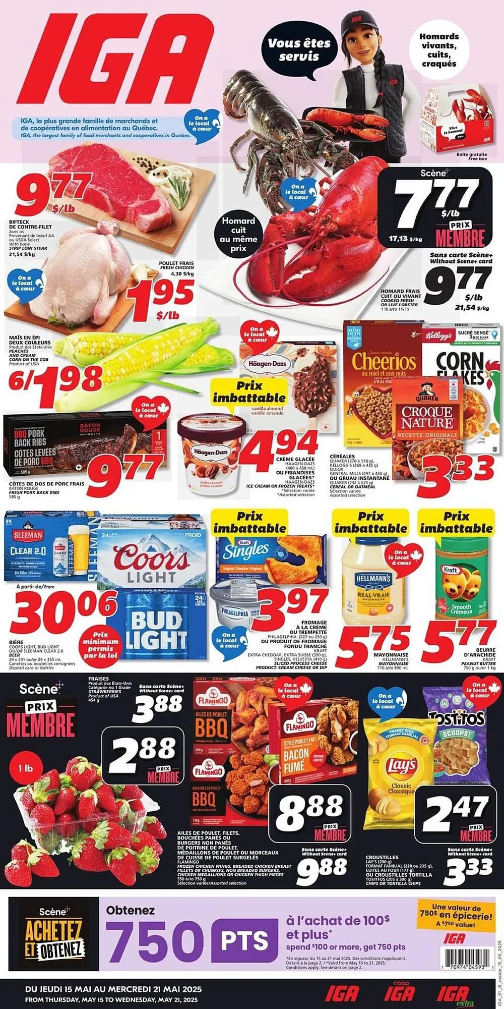 IGA flyer from May 14 to May 21 2025 - flyer page 1