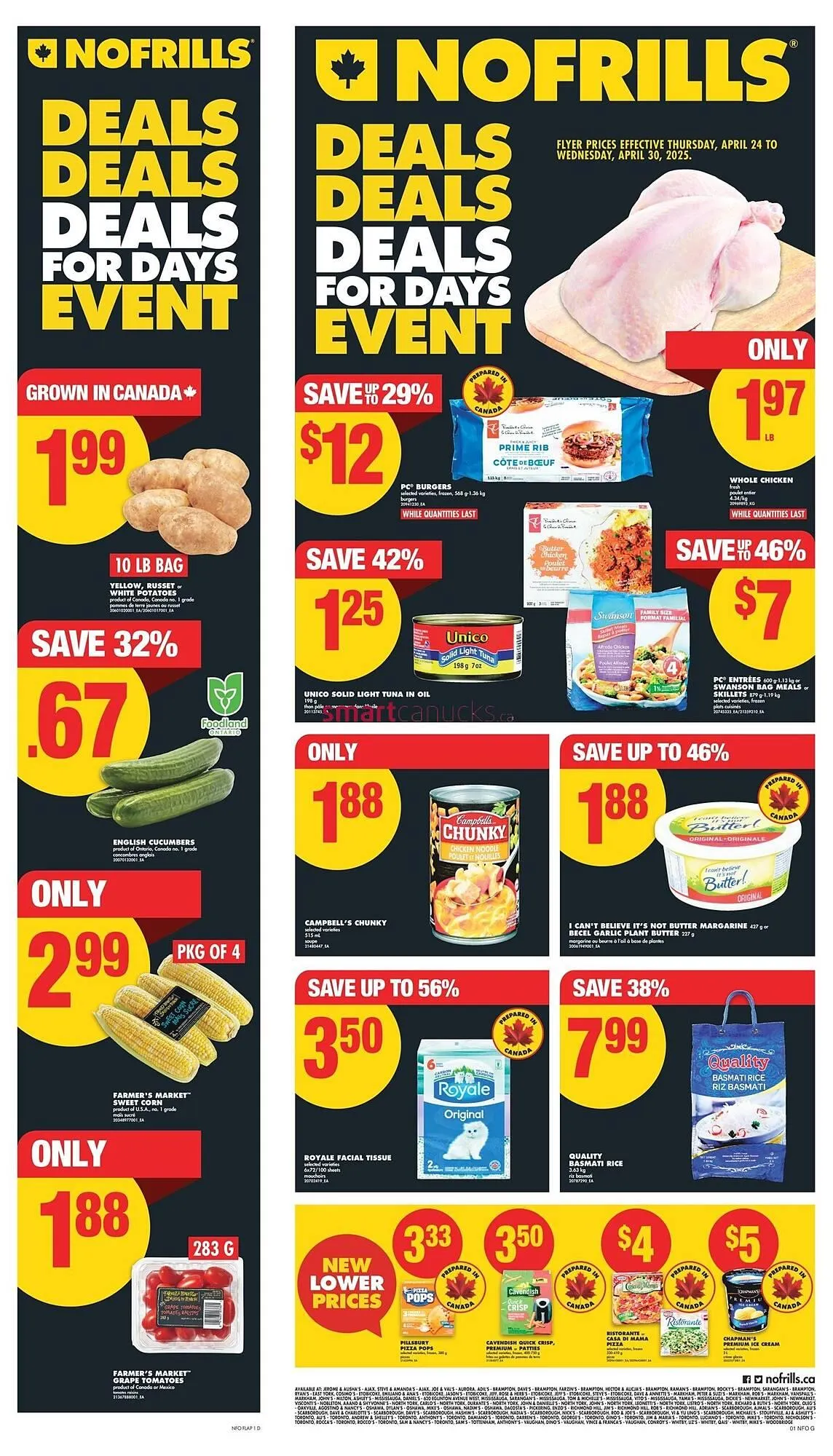 No Frills flyer from April 24 to April 30 2025 - flyer page 1
