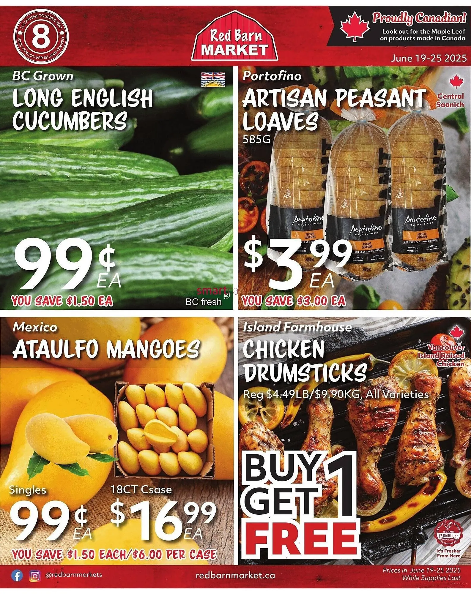 Red Barn Market flyer - 1