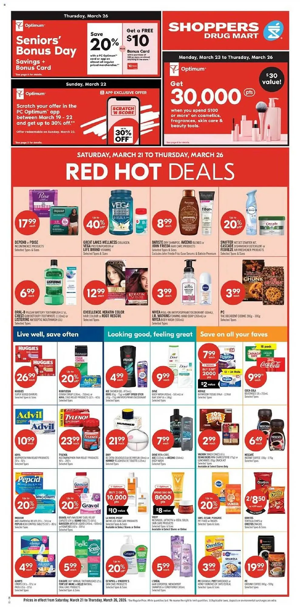 Shoppers Drug Mart flyer from March 21 to March 22 2026 - flyer page 3