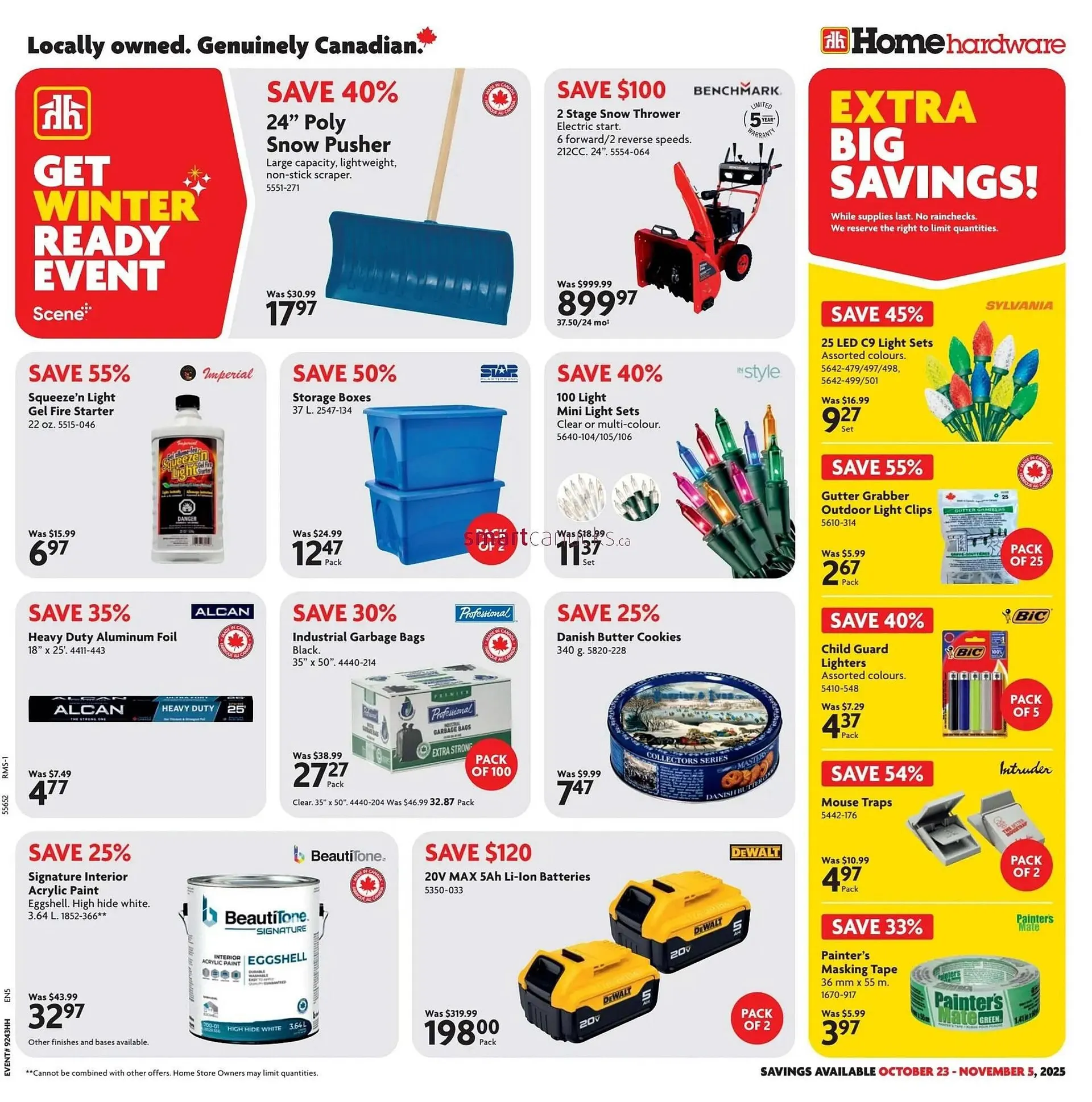 Home Hardware flyer from October 23 to October 29 2025 - flyer page 1