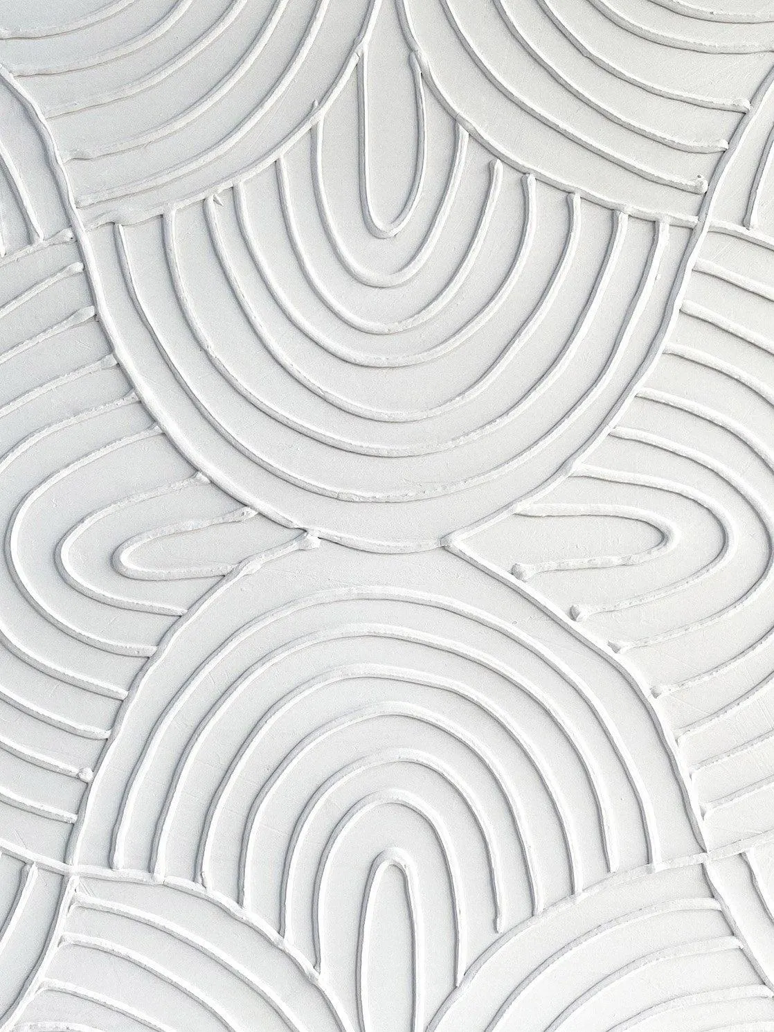 Fresh Perspective Textured Art - Light Brown/White