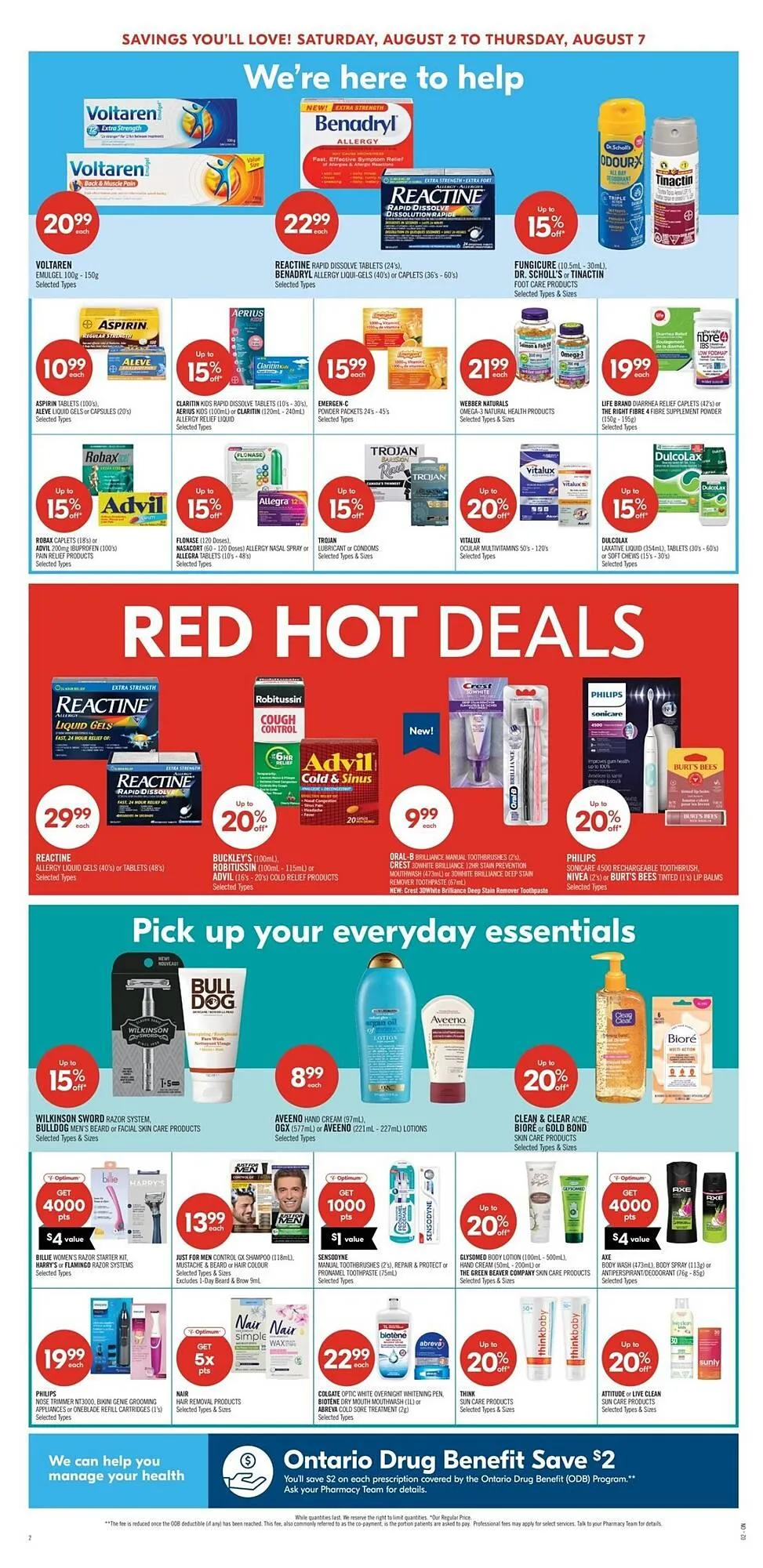 Shoppers Drug Mart flyer from August 1 to August 7 2025 - flyer page 4