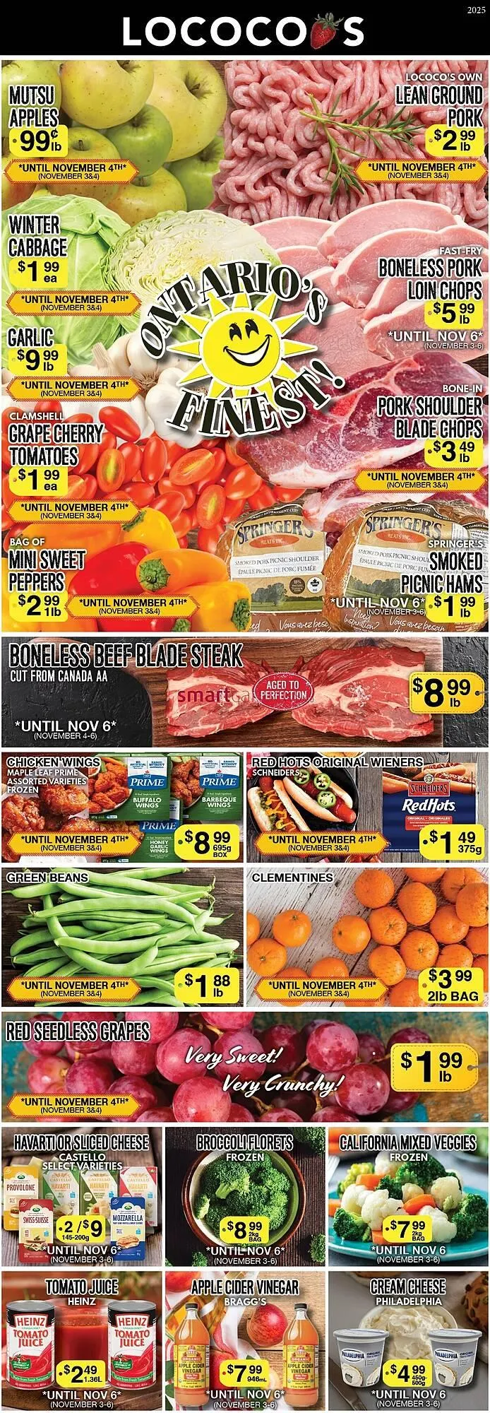 Lococo's flyer from November 3 to November 6 2025 - flyer page 1