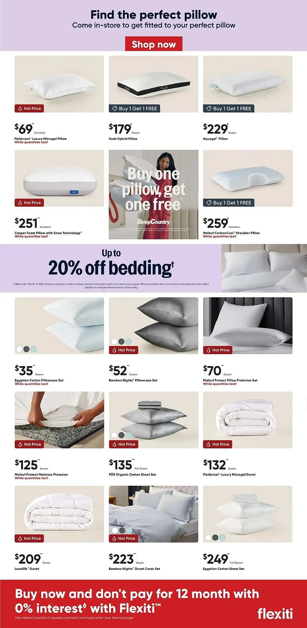 Sleep Country flyer from February 18 to March 2 2026 - flyer page 2