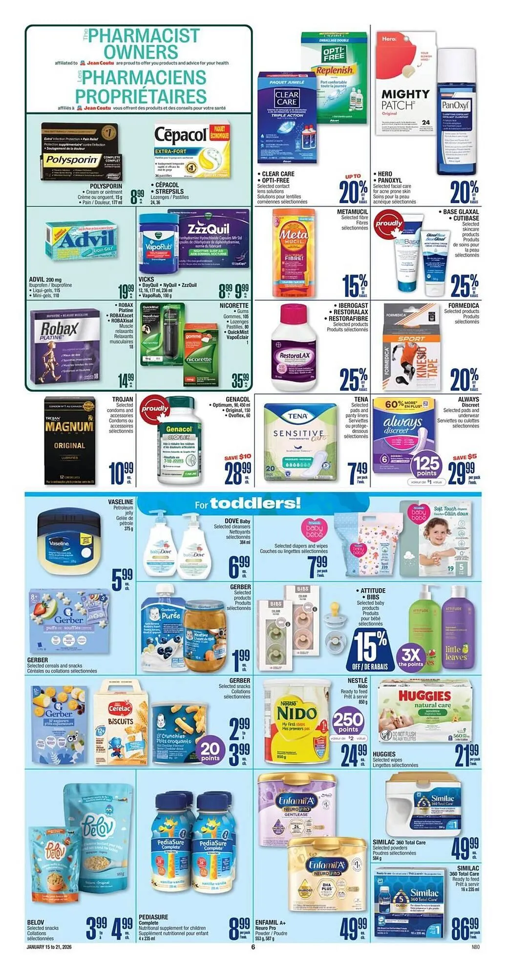 Jean Coutu flyer from January 15 to January 21 2026 - flyer page 7