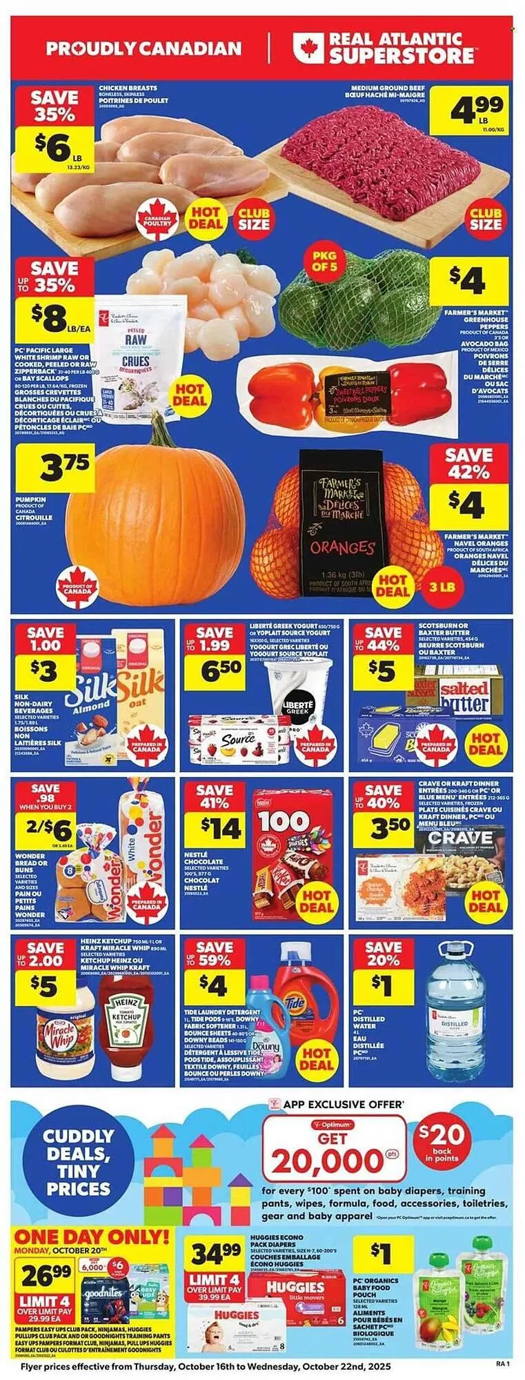 Atlantic Superstore flyer from October 16 to October 22 2025 - flyer page 1