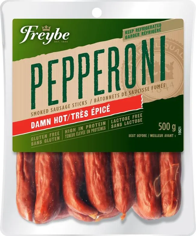 Freybe - Damn Hot Pepperoni Sticks