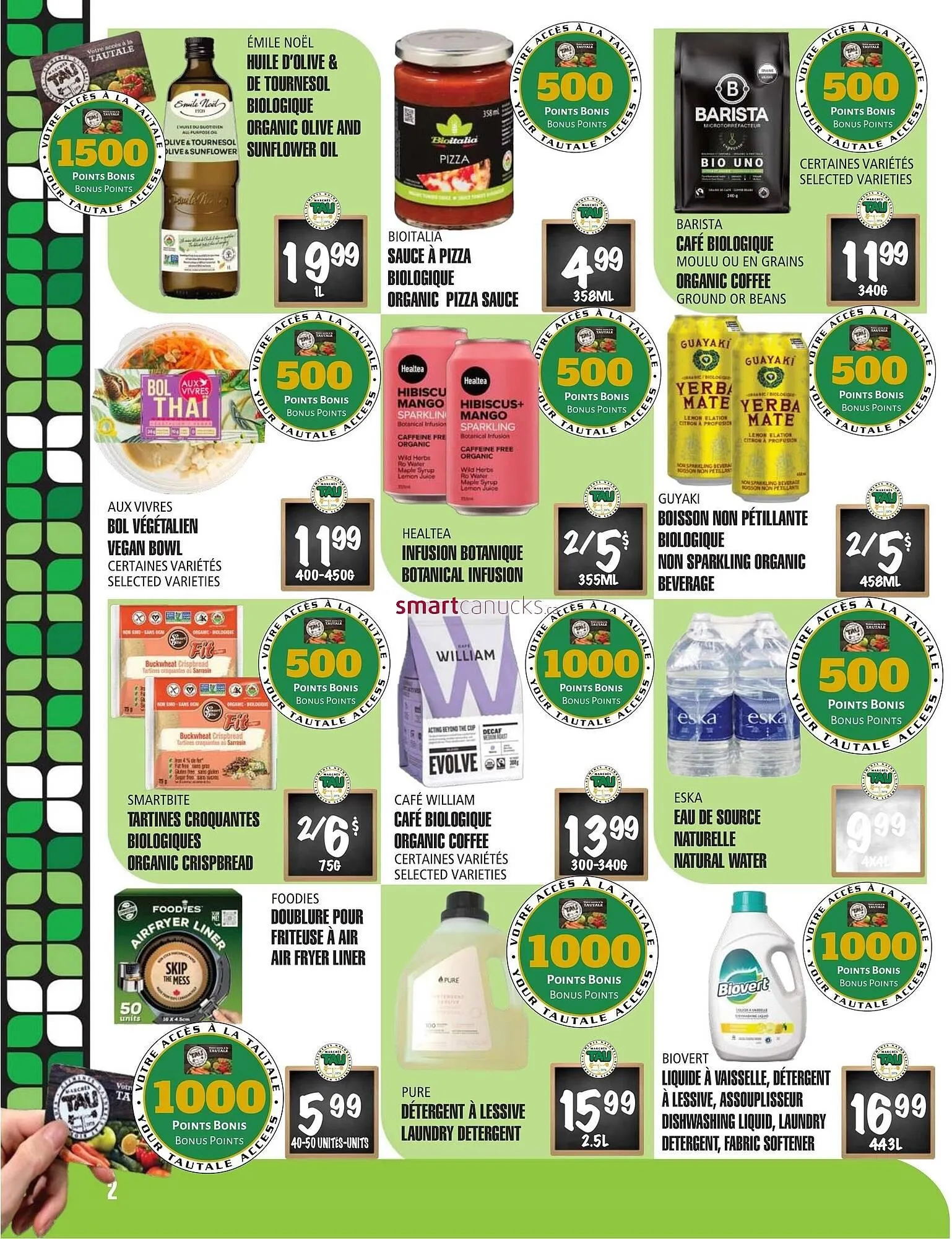 Marches Tau flyer from September 30 to October 13 2024 - flyer page 2