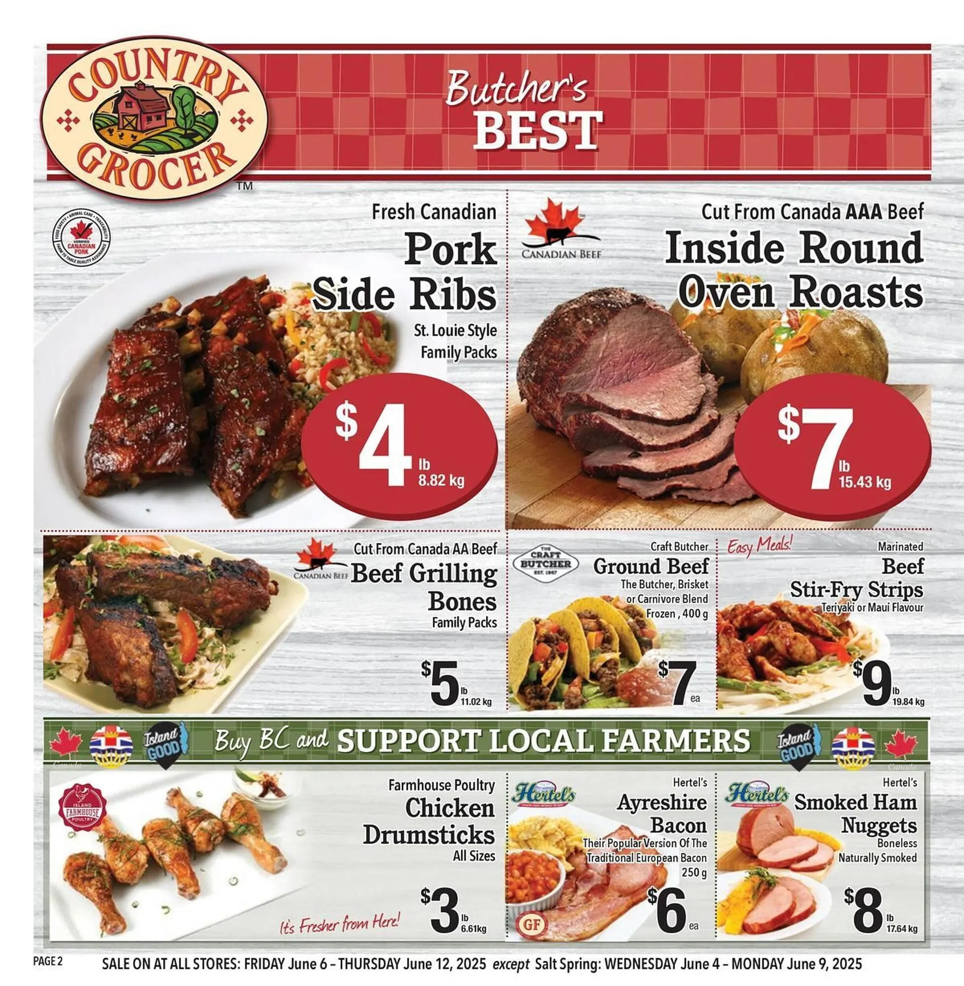 Country Grocer flyer from June 6 to June 12 2025 - flyer page 2