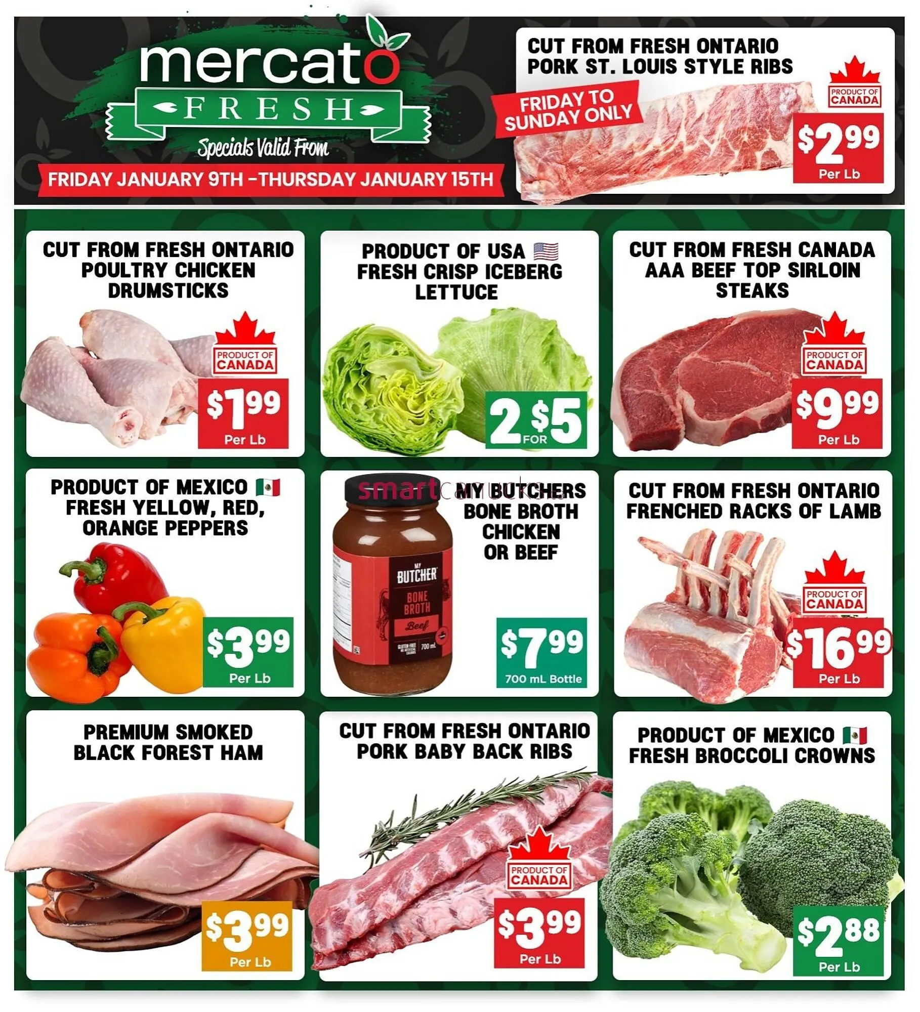 Mercato Fresh flyer from January 9 to January 15 2026 - flyer page 1