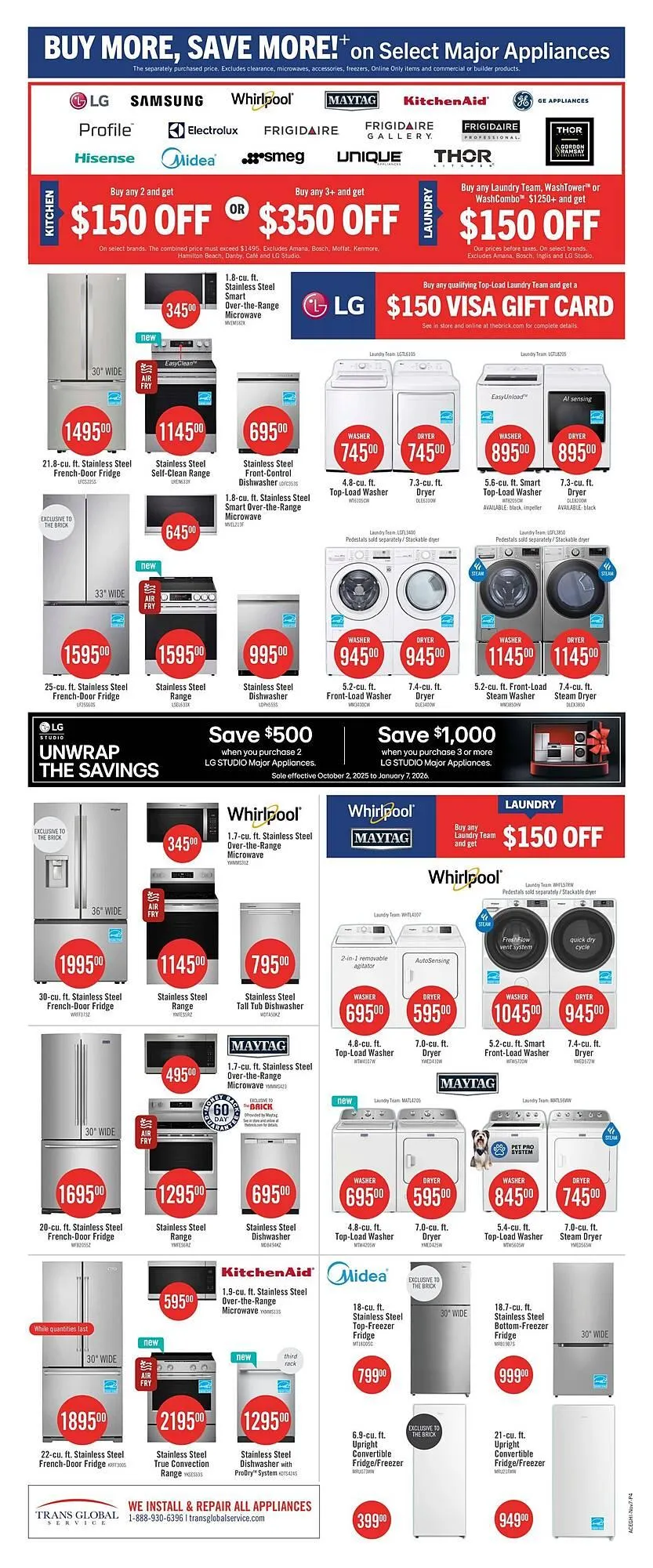 The Brick flyer from November 3 to November 10 2025 - flyer page 13