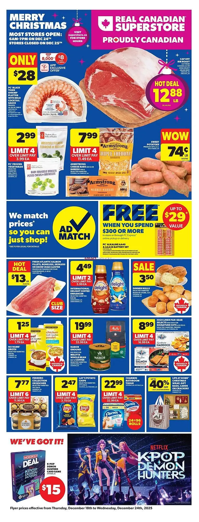 Real Canadian Superstore flyer from December 18 to December 24 2025 - flyer page 4