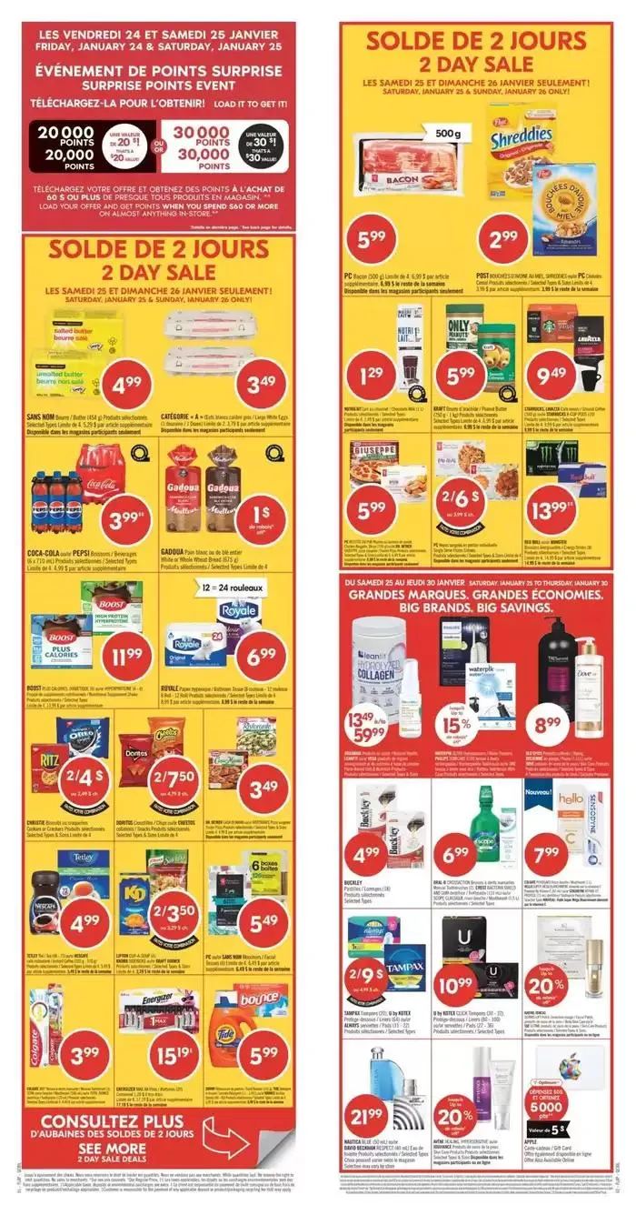 Shoppers Drug Mart Weekly ad from January 25 to January 30 2025 - flyer page 1