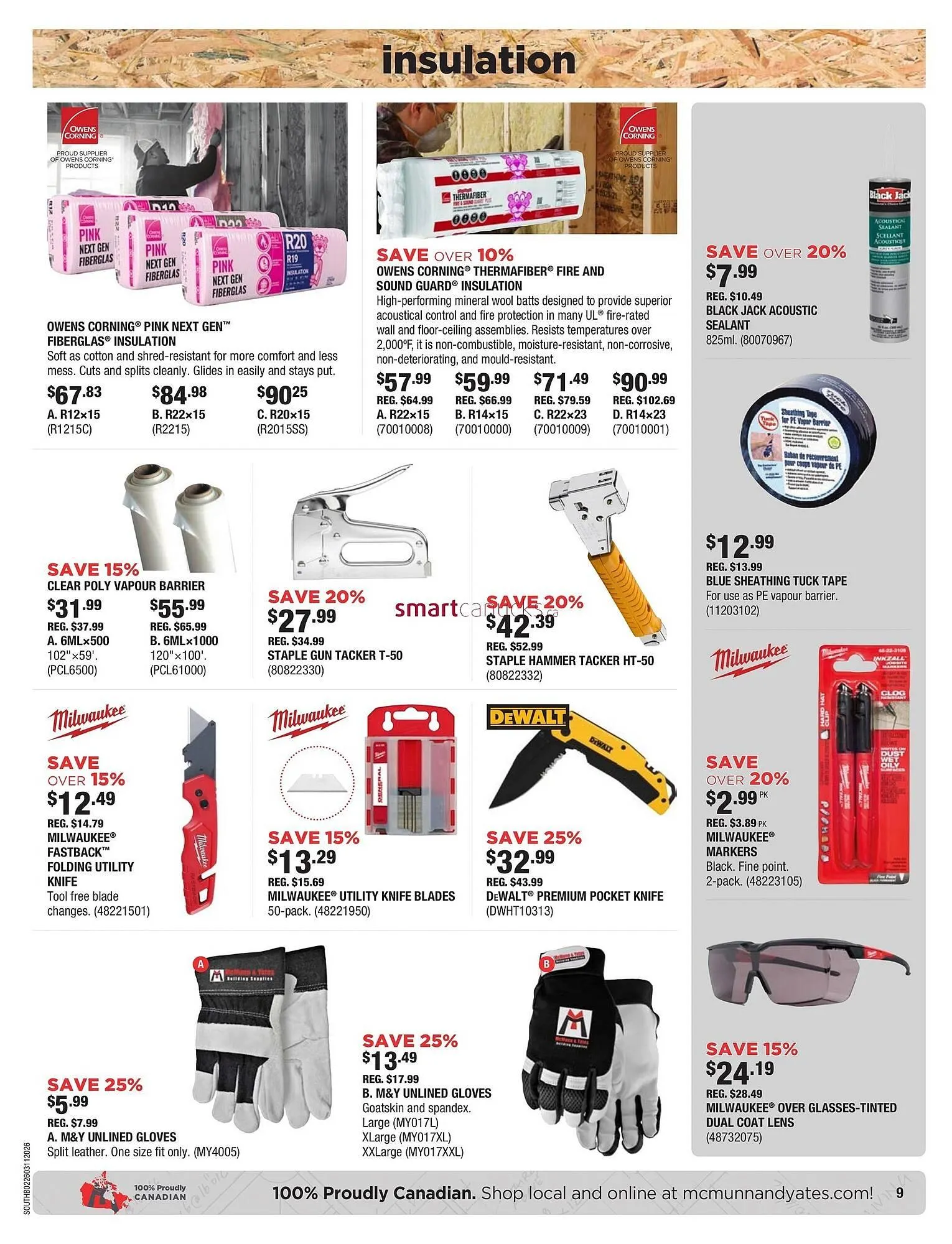 McMunn & Yates Building Supplies flyer from February 26 to March 11 2026 - flyer page 9
