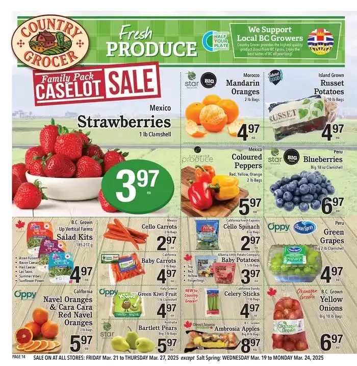 Current bargains and offers from March 21 to March 27 2025 - flyer page 14