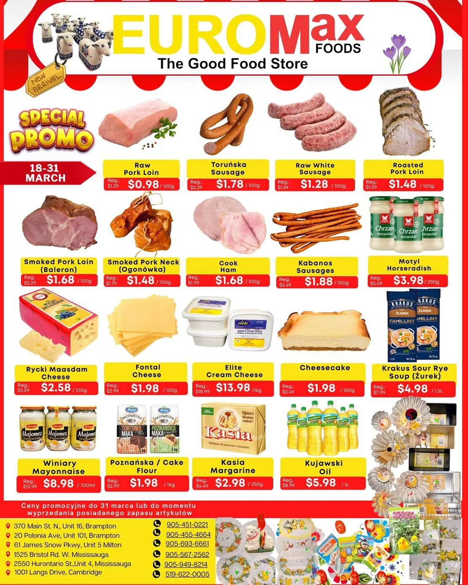 EuroMax Foods flyer from March 18 to March 31 2026 - flyer page 2