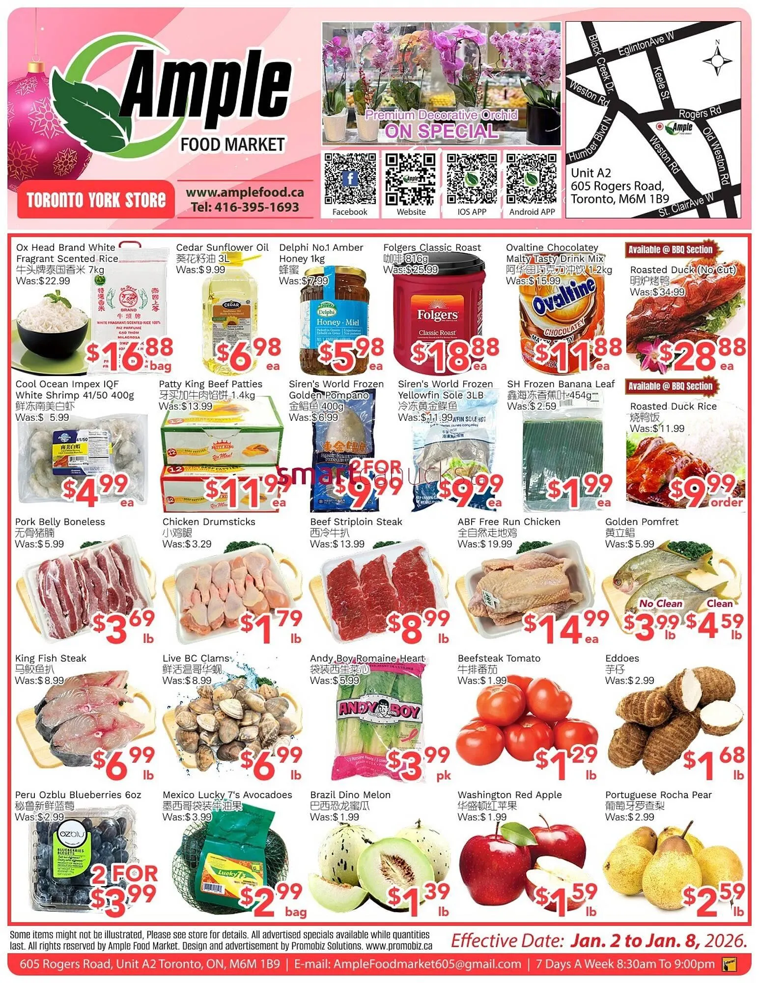 Ample Food Market flyer from January 2 to January 8 2026 - flyer page 1