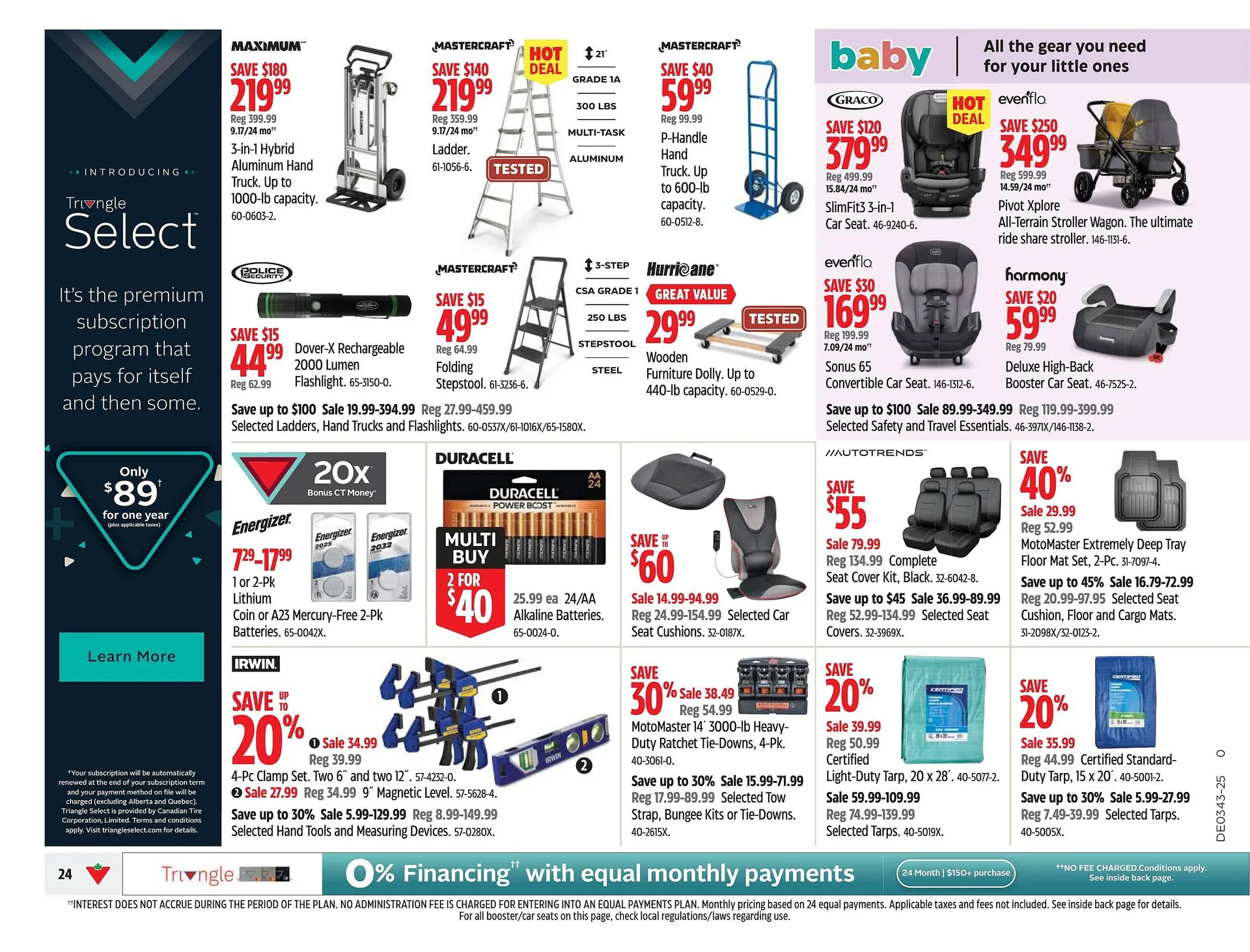 Canadian Tire flyer from October 16 to October 22 2025 - flyer page 24