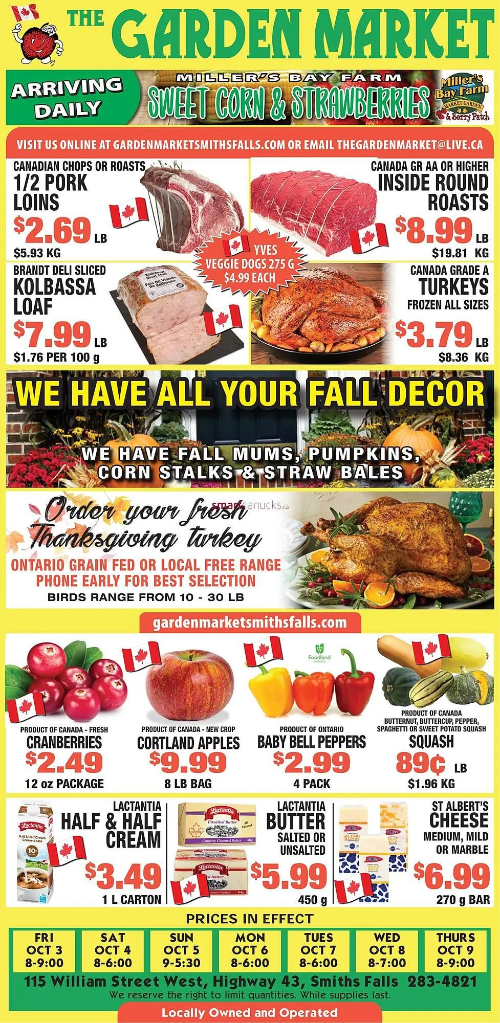 The Garden Market flyer from October 2 to October 8 2025 - flyer page 1